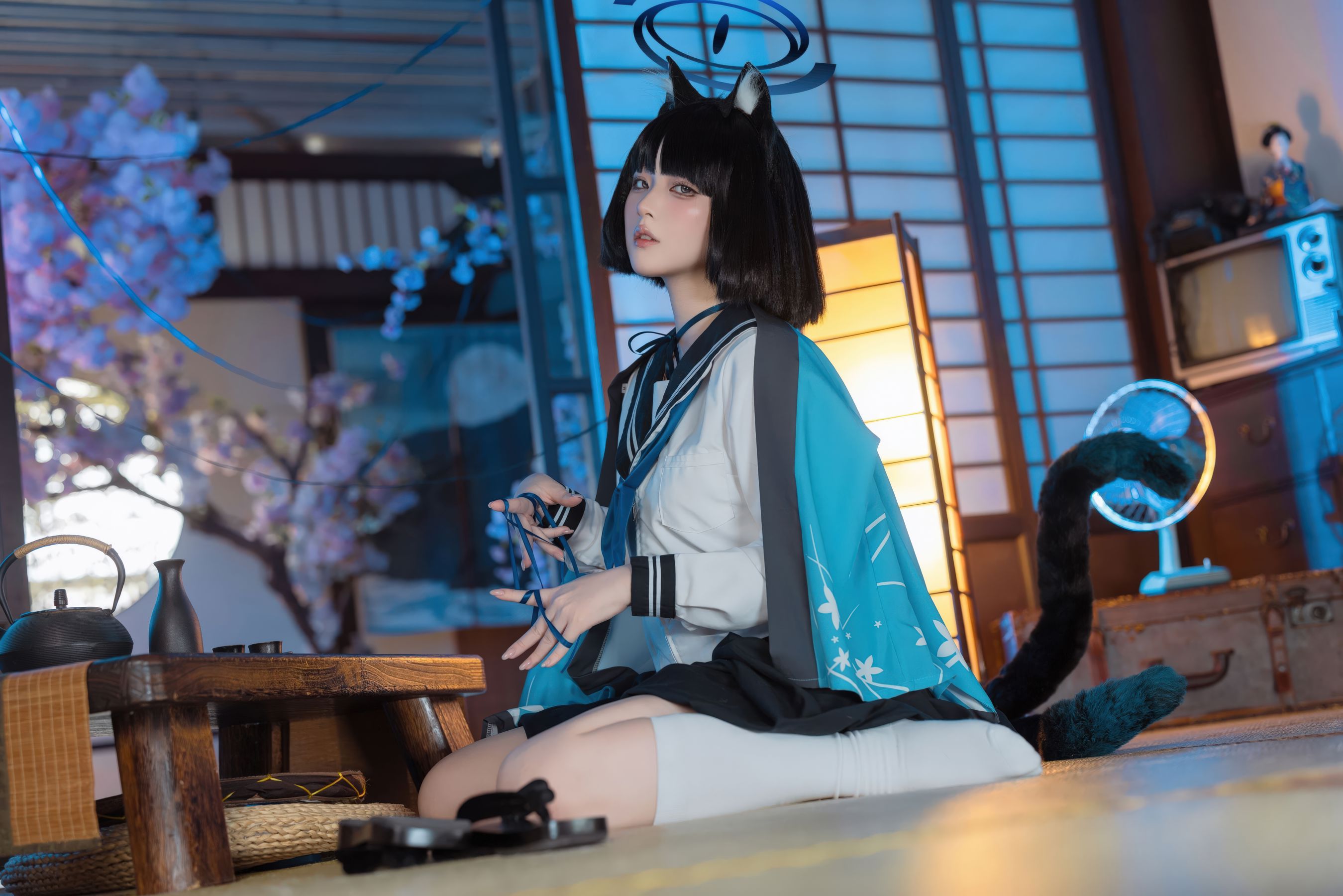 屿鱼 - 蔚蓝档案 桐生桔梗/(53P)