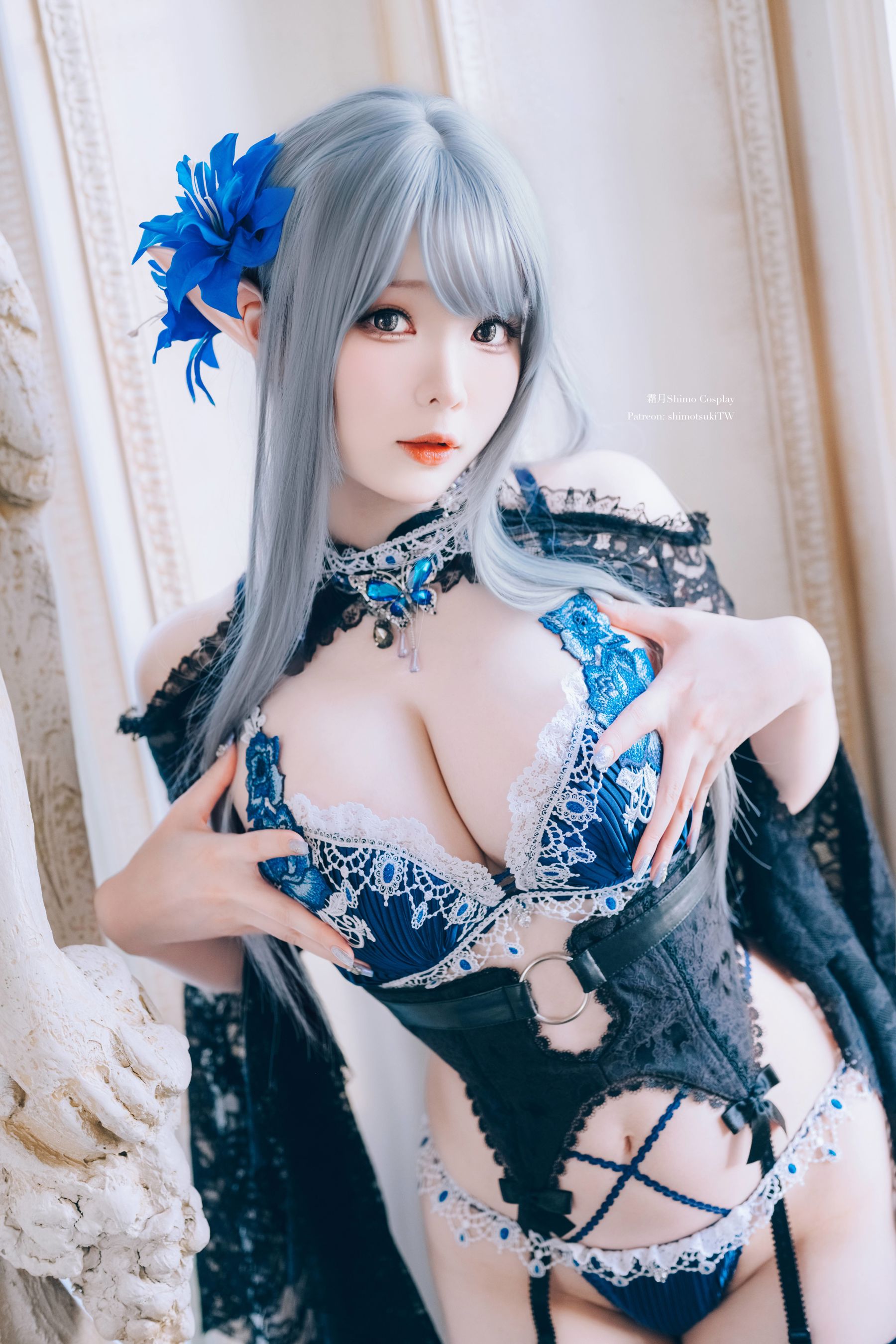 微博妹纸 霜月shimo - Original Dark Elf/(16P)