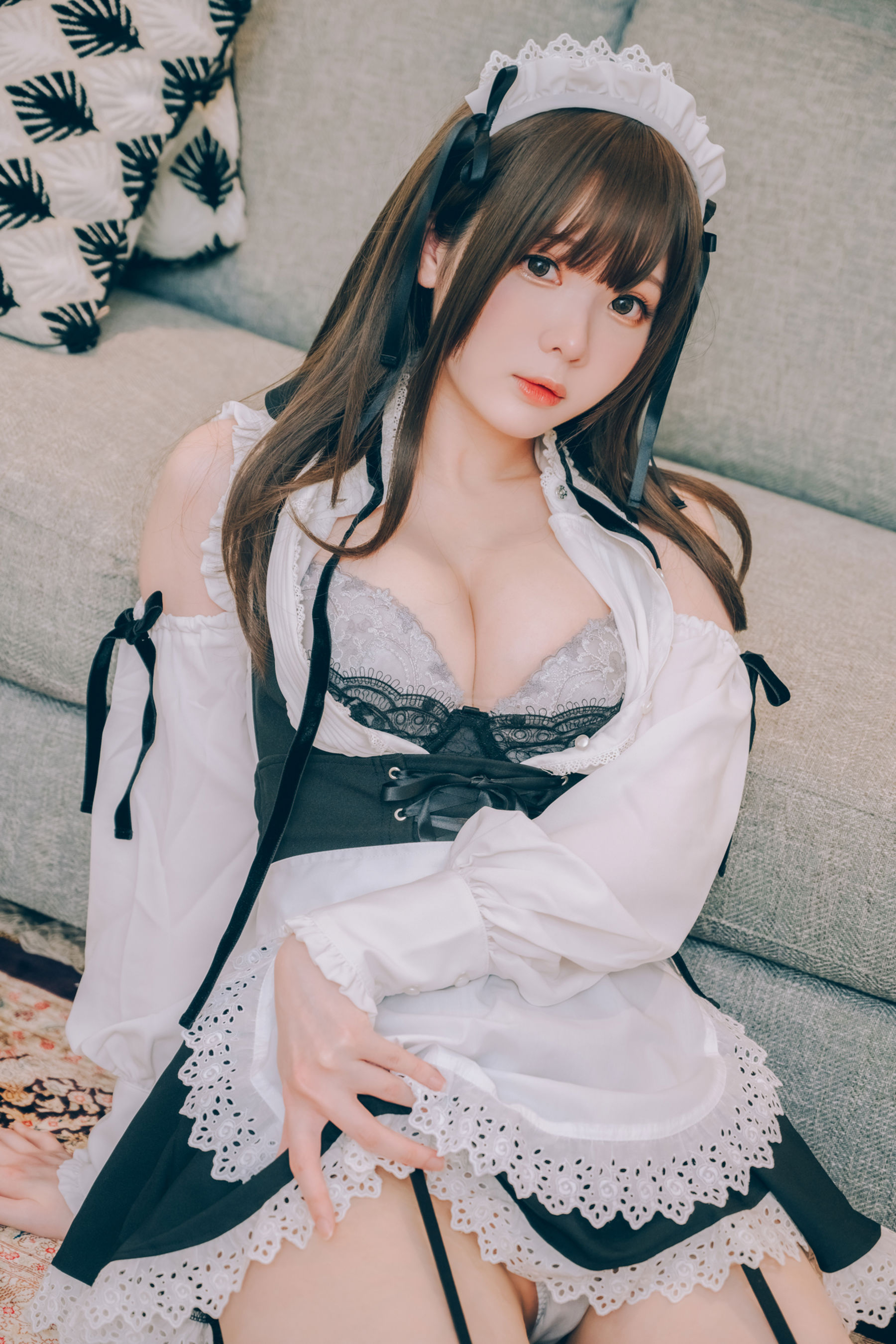 微博妹纸 霜月shimo - 女仆图鉴2/(115P)