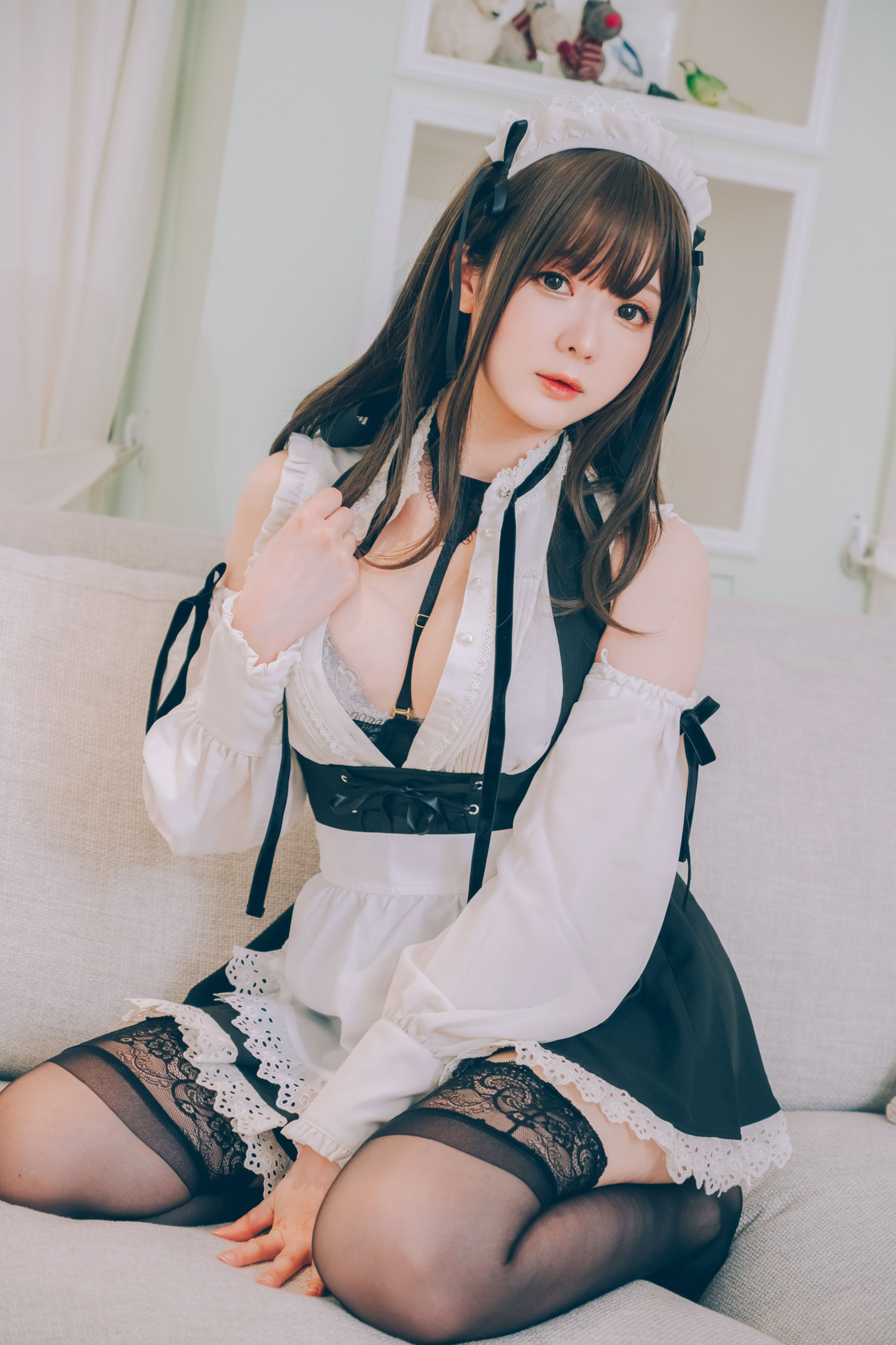 微博妹纸 霜月shimo - 女仆图鉴2/(115P)