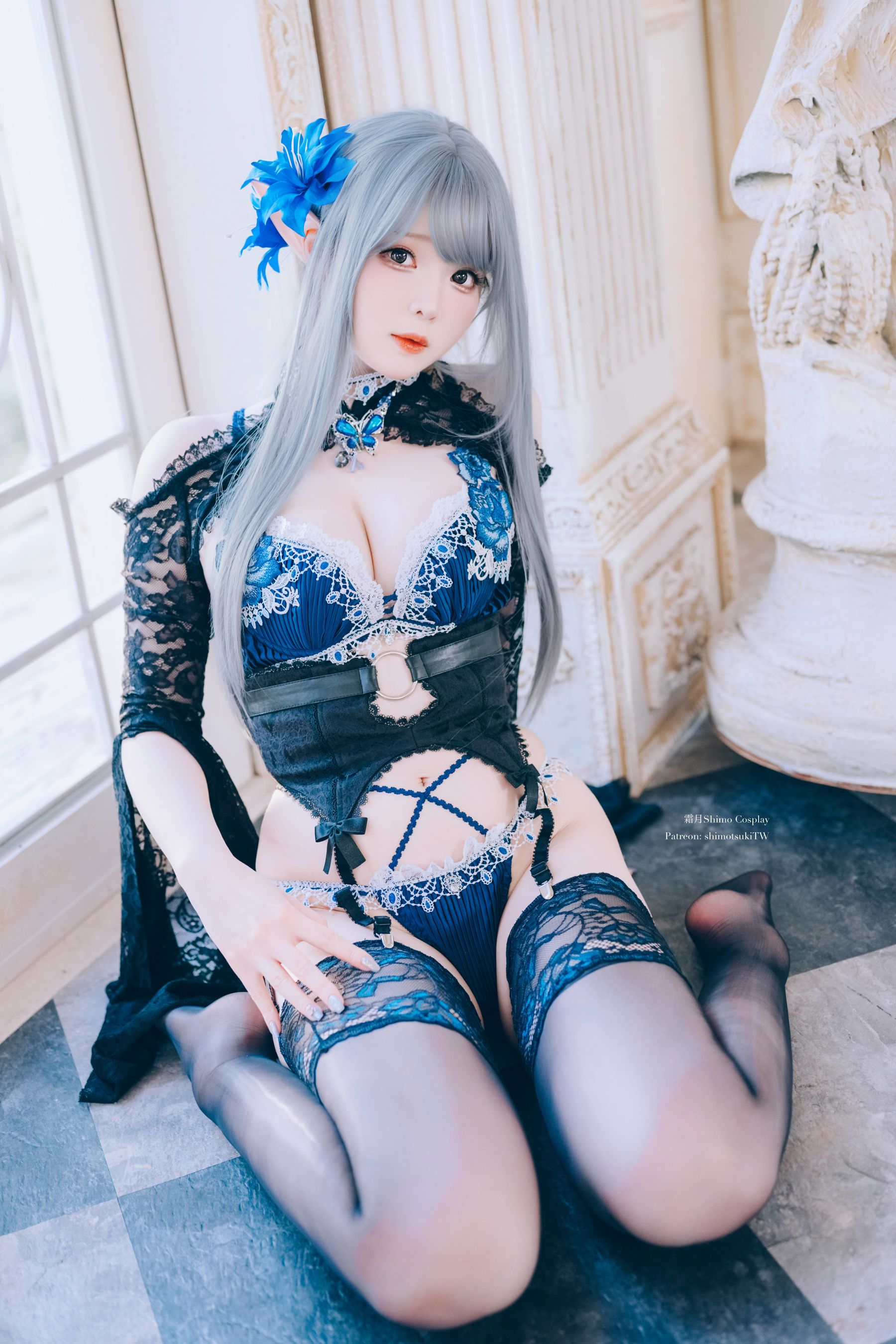 微博妹纸 霜月shimo - Original Dark Elf/(16P)