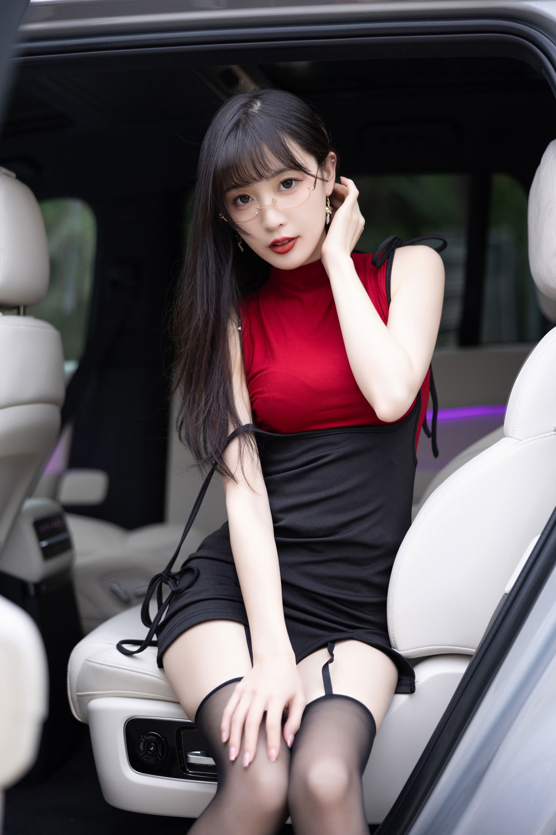 林星阑 - 红衣黑丝/(85P)