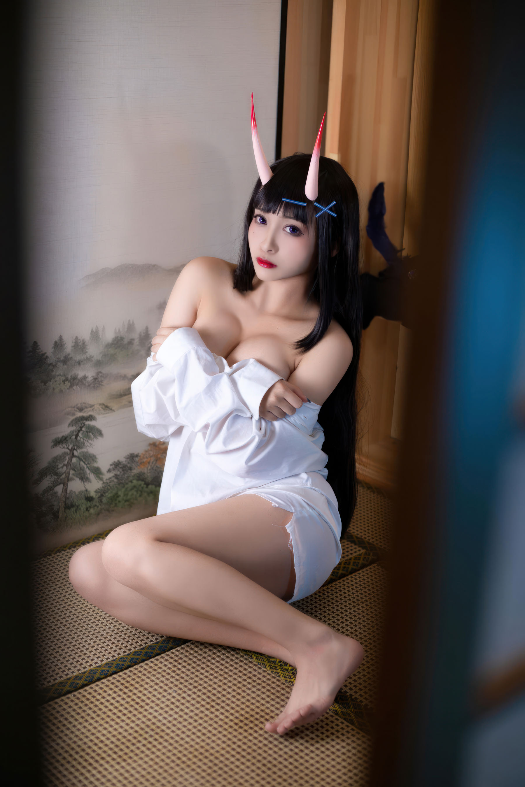 动漫博主 洛璃LoLiSAMA - 碧蓝航线 能代 衬衣/(73P)