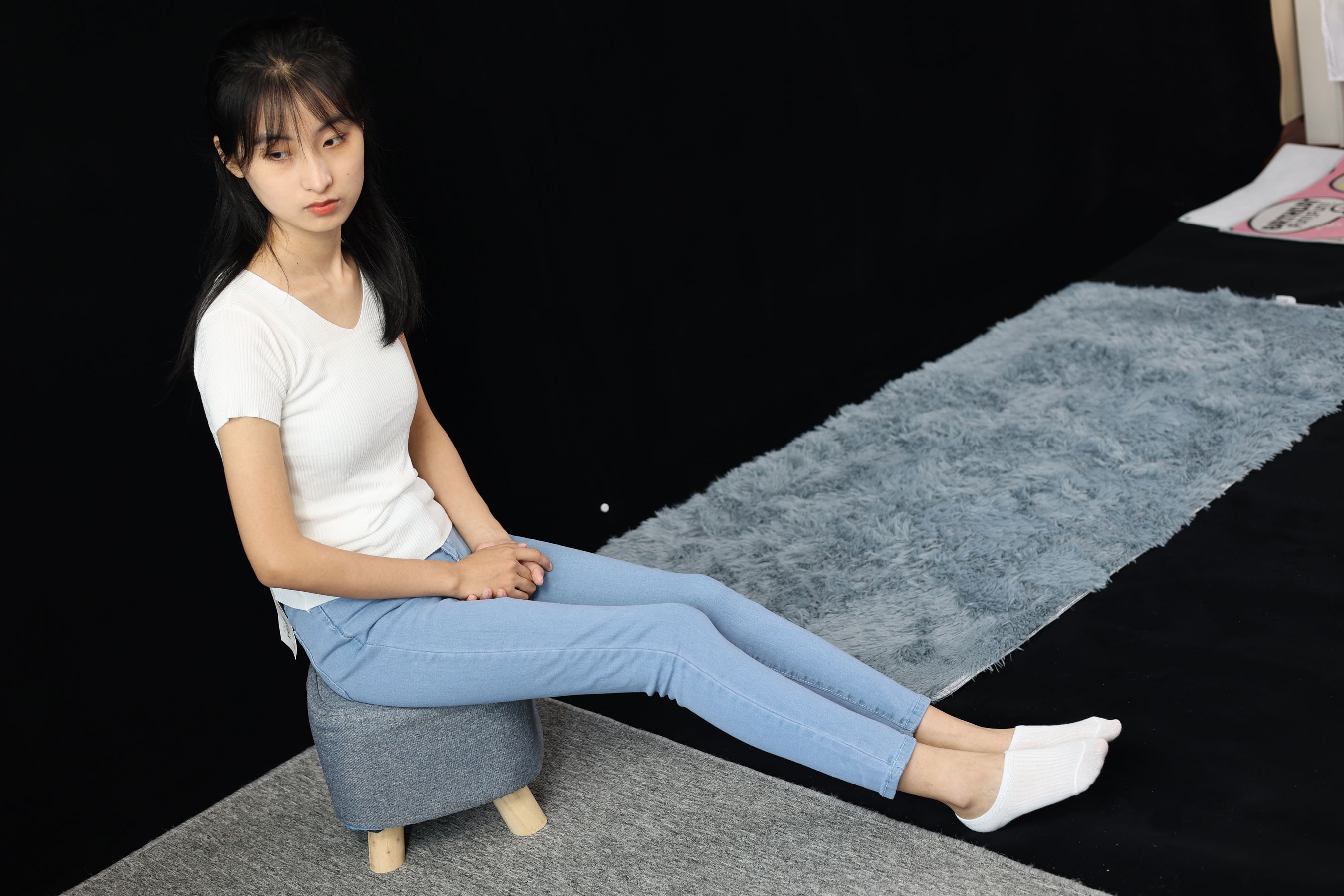 三禾摄影 No.065 牛仔裤 短丝 棉袜/(298P)
