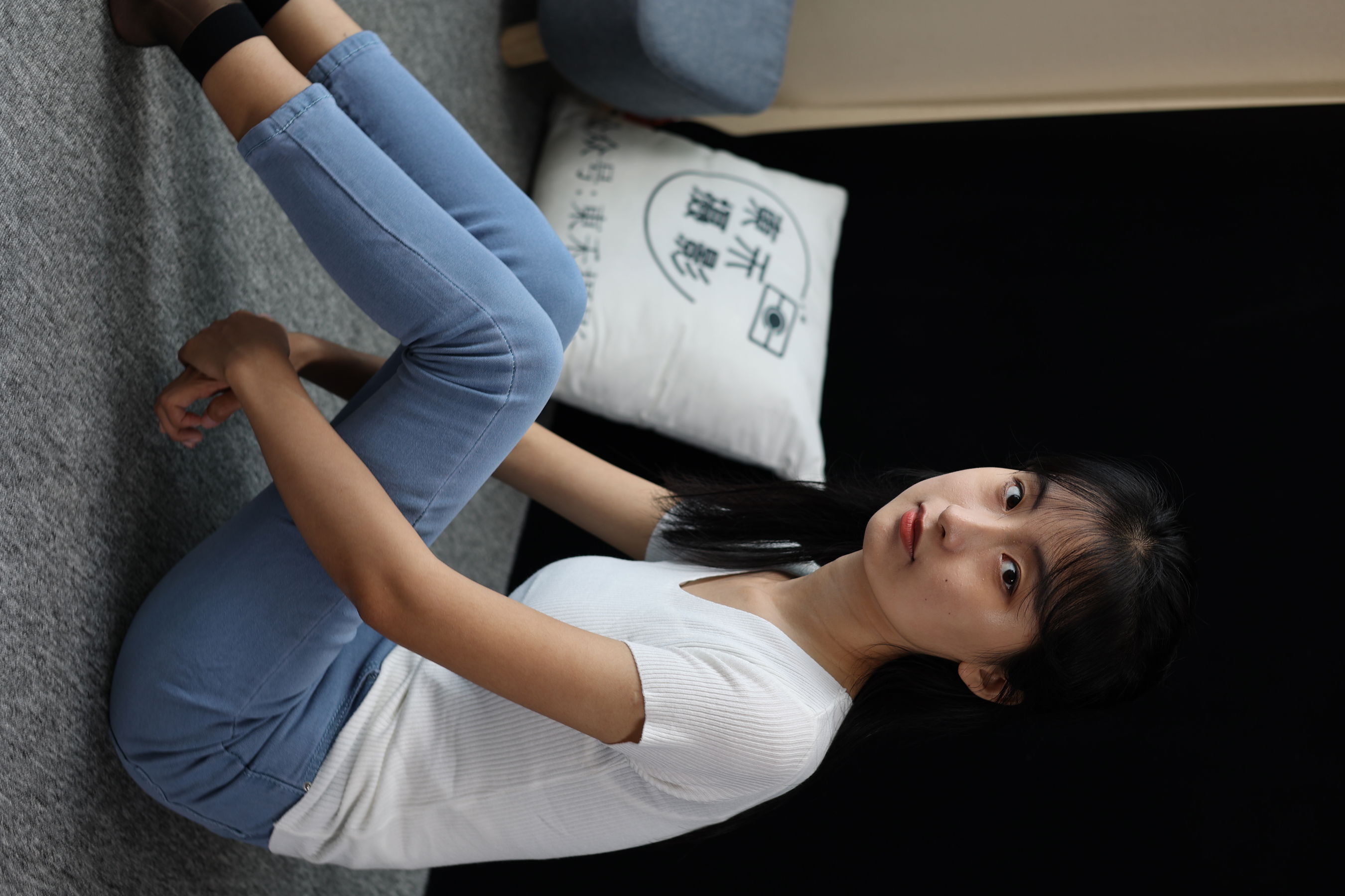 三禾摄影 No.065 牛仔裤 短丝 棉袜/(298P)