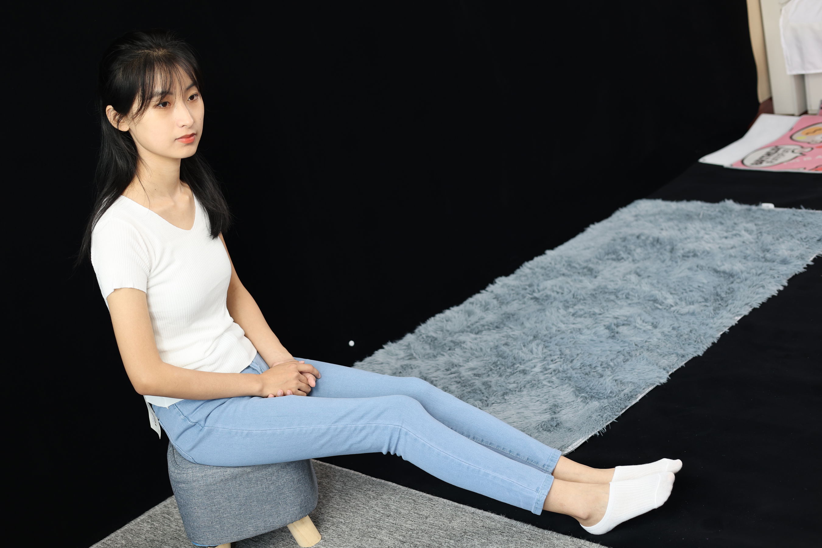 三禾摄影 No.065 牛仔裤 短丝 棉袜/(298P)