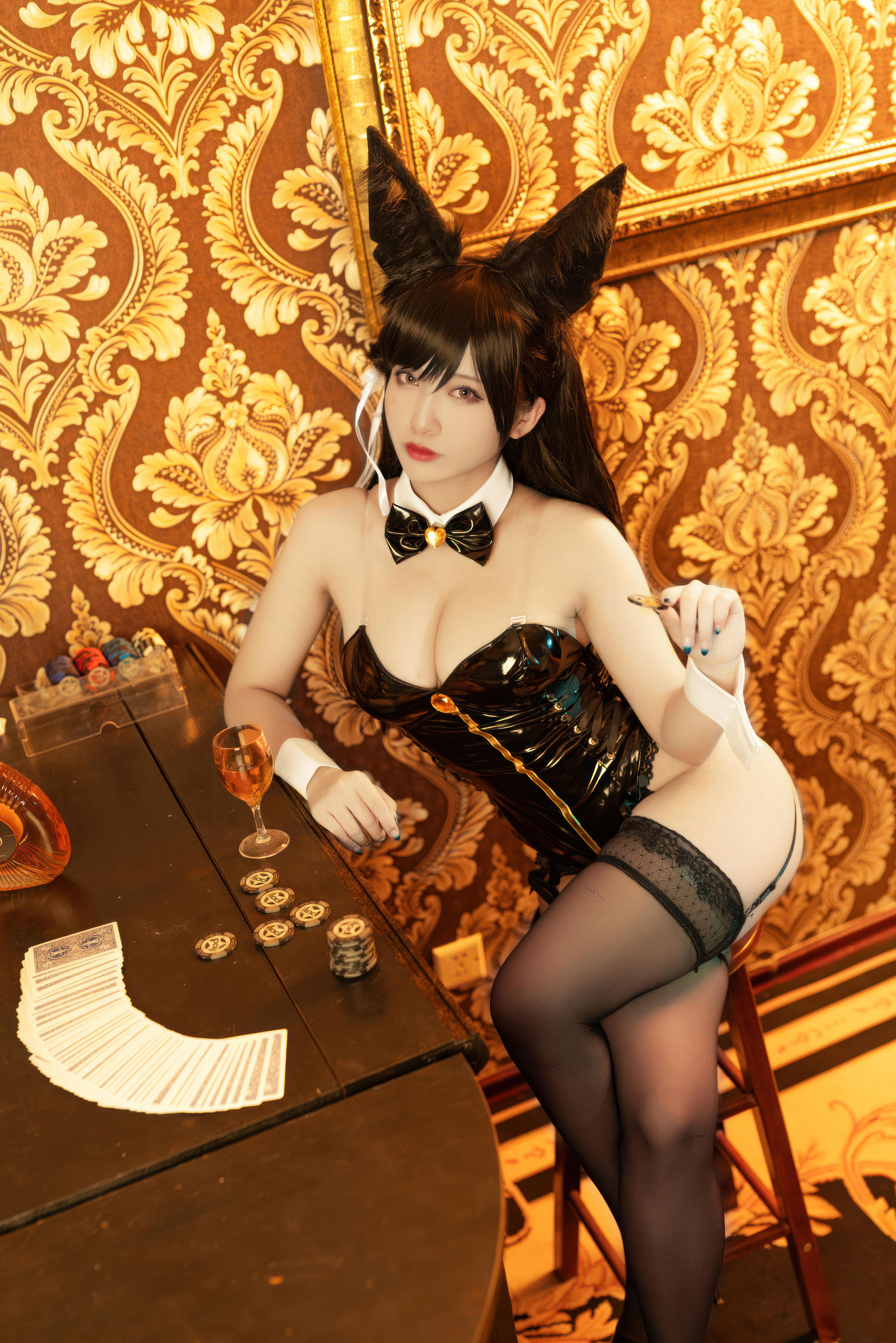 动漫博主 洛璃LoLiSAMA - 碧蓝航线 爱宕兔女郎/(50P)
