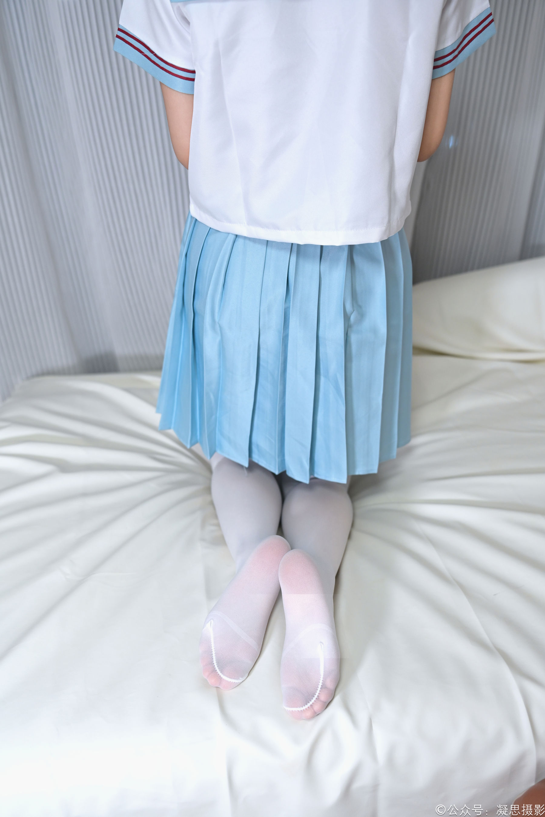 凝思摄影 No.053 沅沅 - jk制服、白丝、室内鞋/(140P)