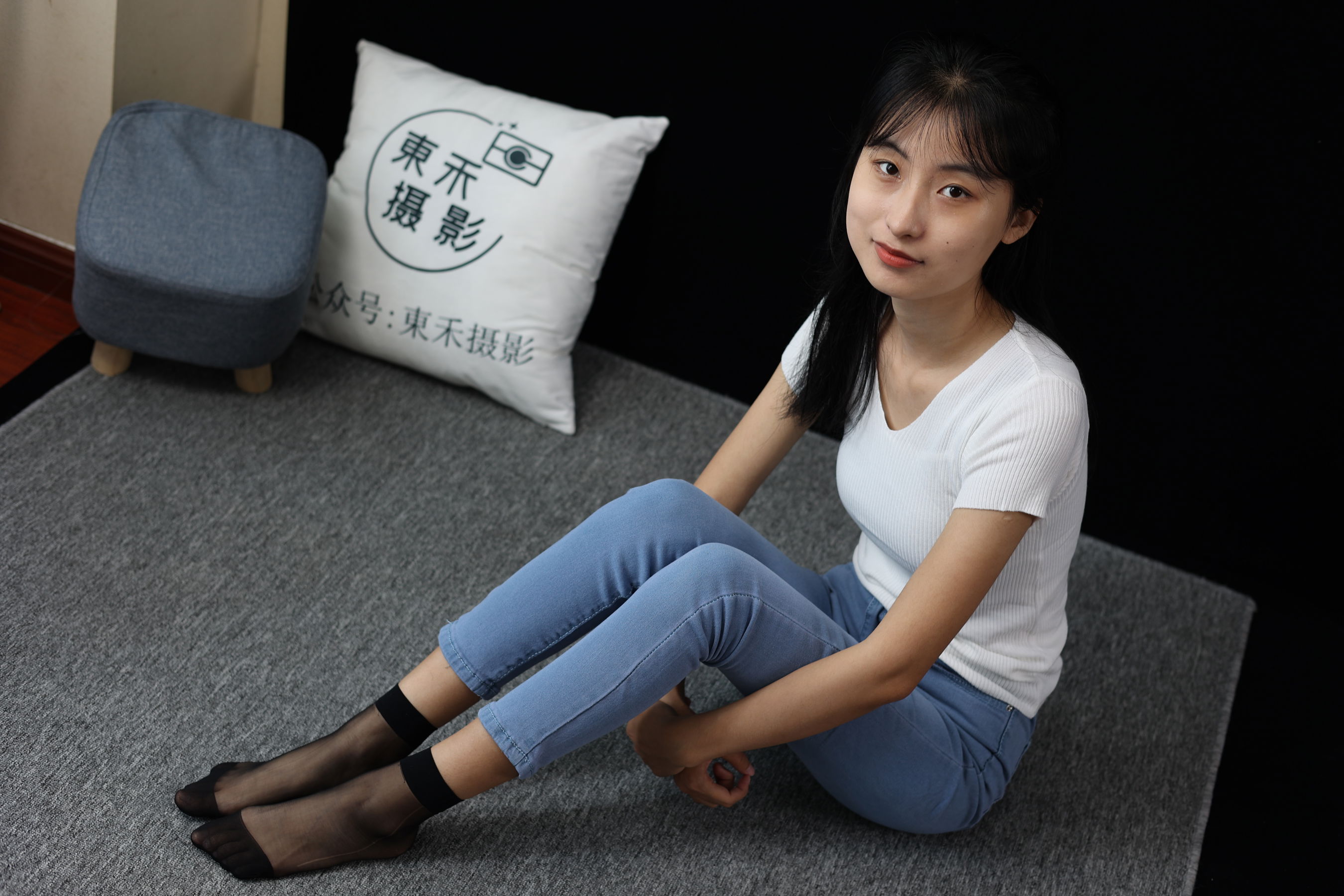 三禾摄影 No.065 牛仔裤 短丝 棉袜/(298P)