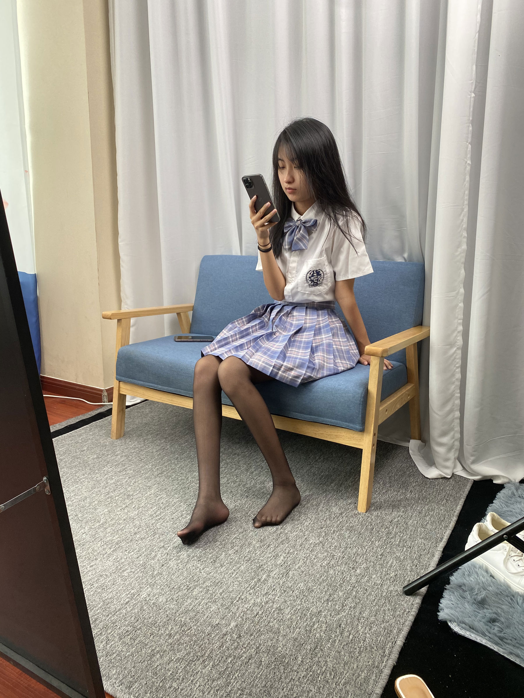 三禾摄影 No.063 JK套装 黑丝/(150P)