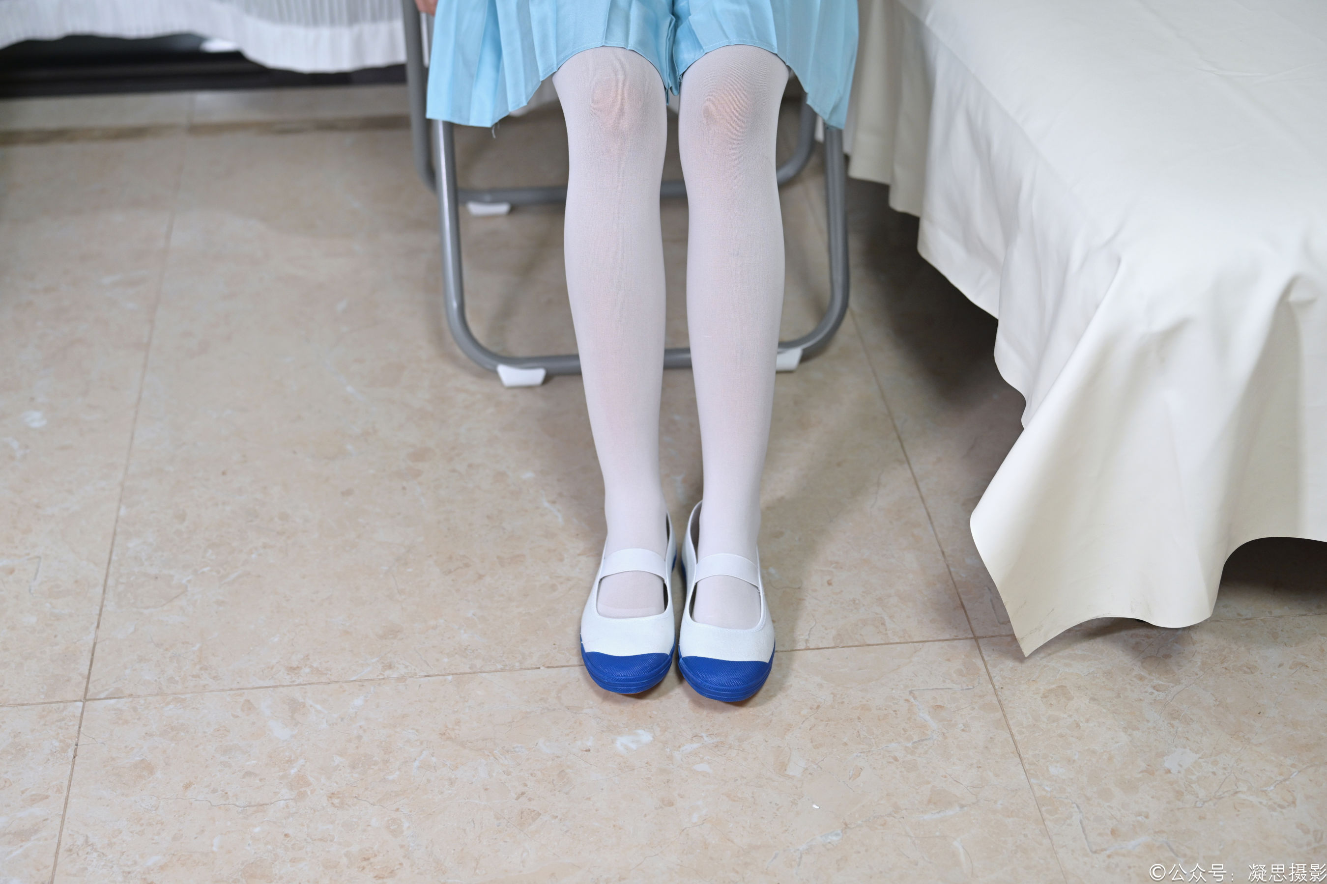 凝思摄影 No.053 沅沅 - jk制服、白丝、室内鞋/(140P)