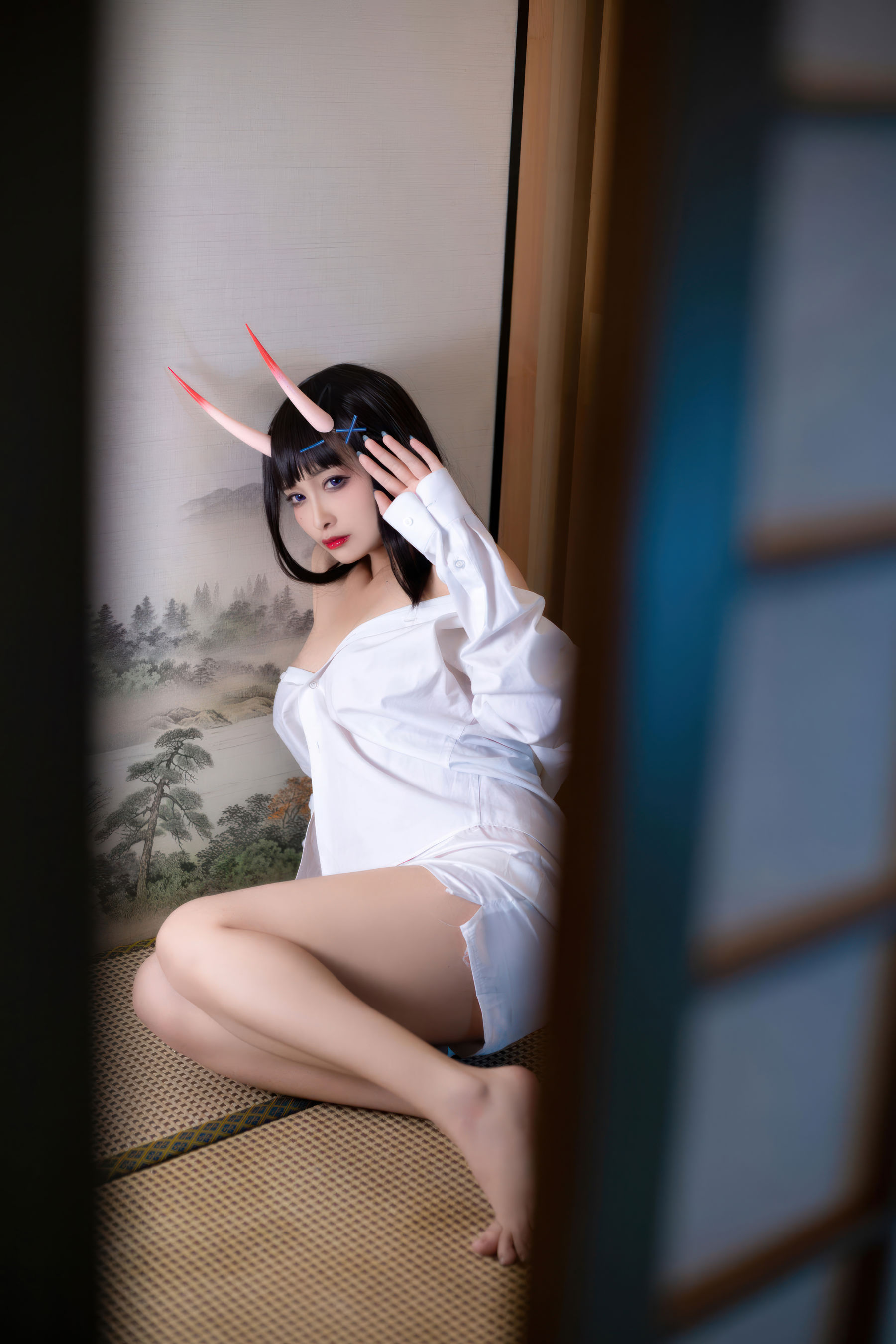 动漫博主 洛璃LoLiSAMA - 碧蓝航线 能代 衬衣/(73P)