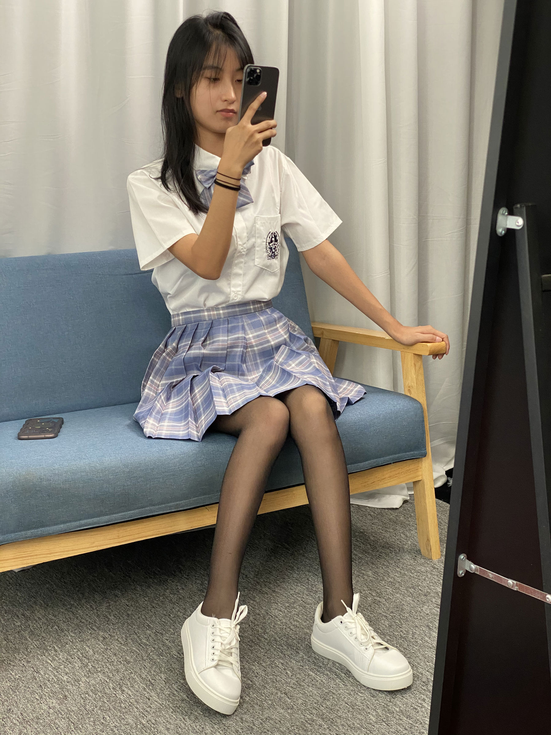 三禾摄影 No.063 JK套装 黑丝/(150P)