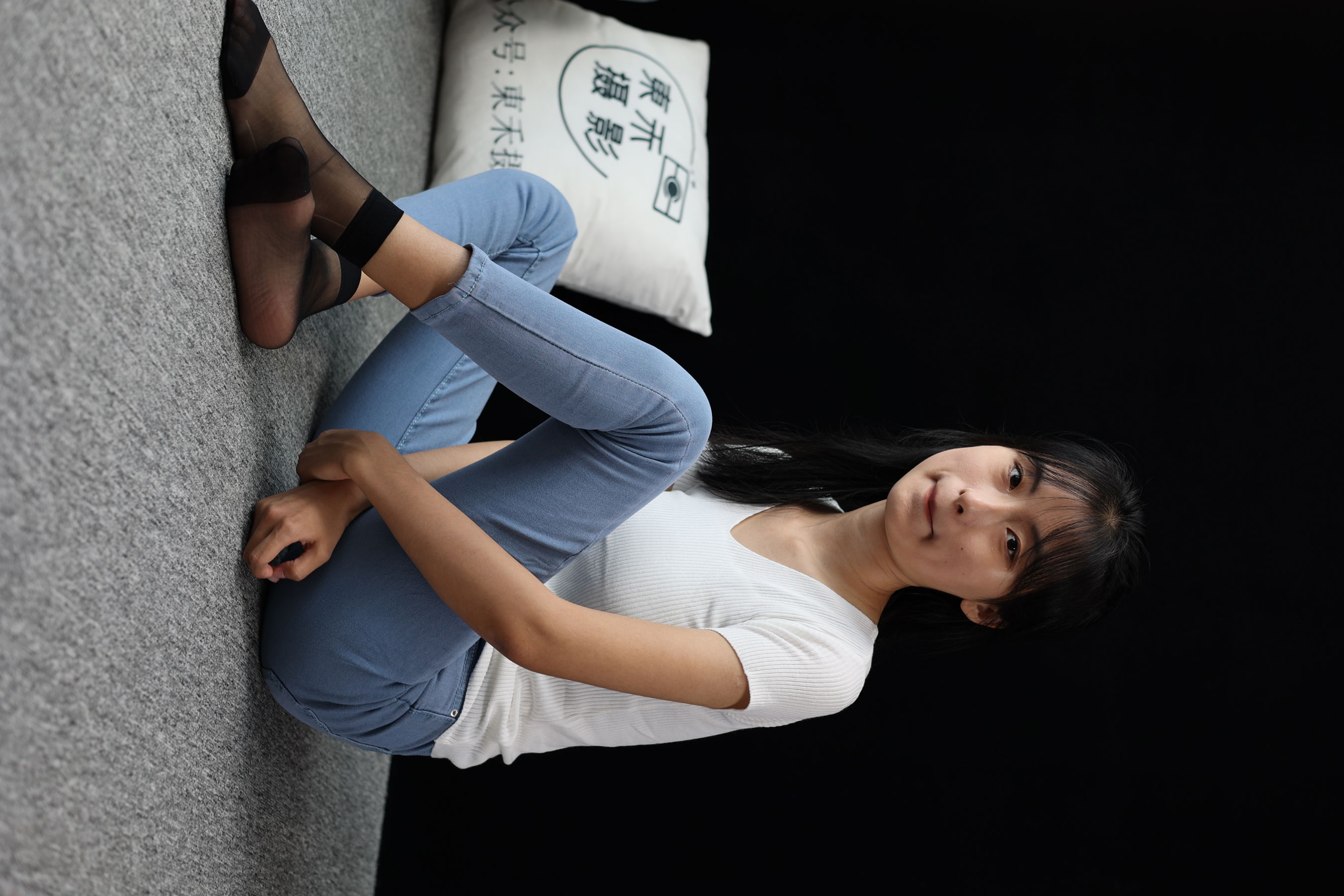 三禾摄影 No.065 牛仔裤 短丝 棉袜/(298P)