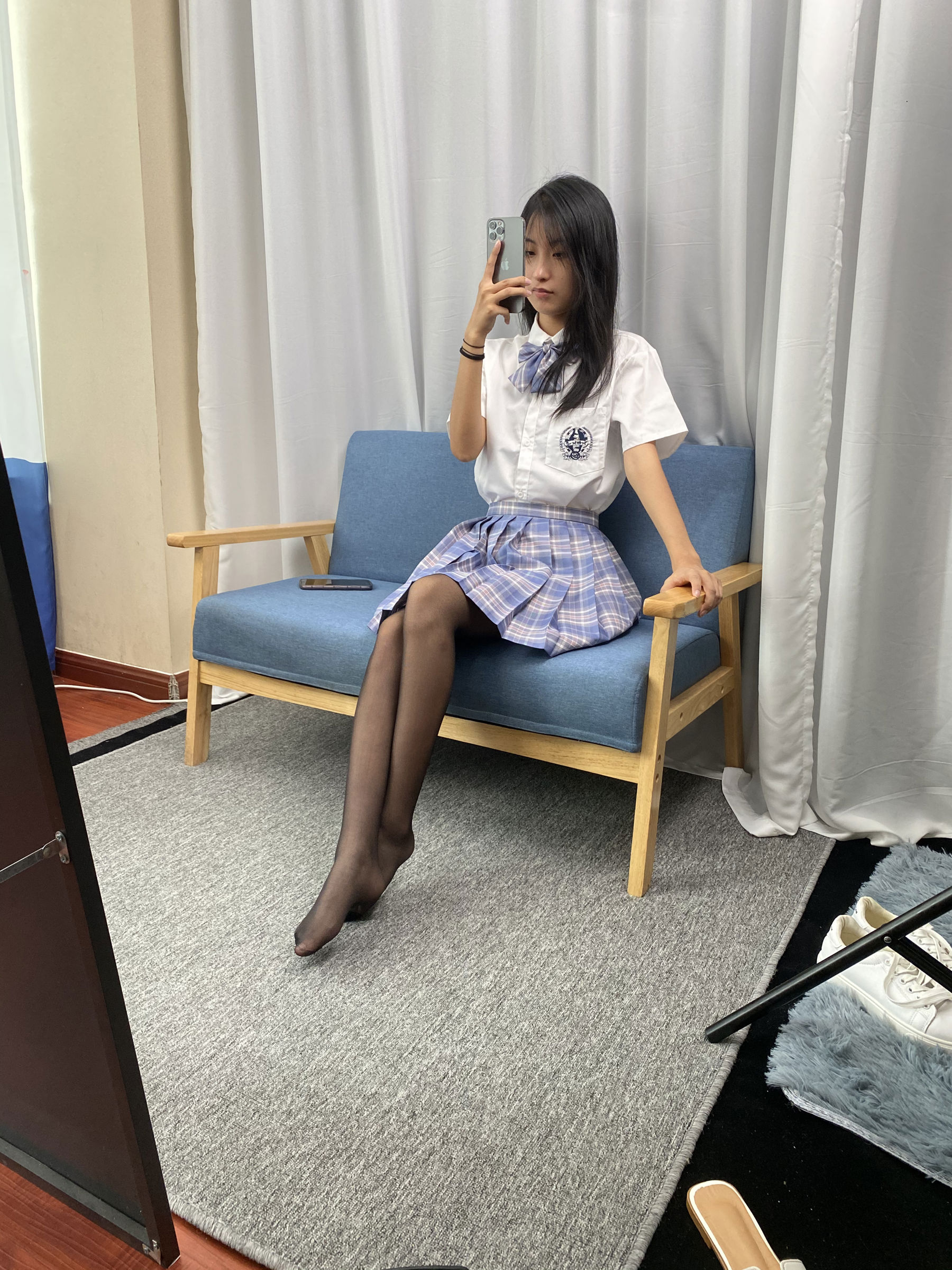 三禾摄影 No.063 JK套装 黑丝/(150P)
