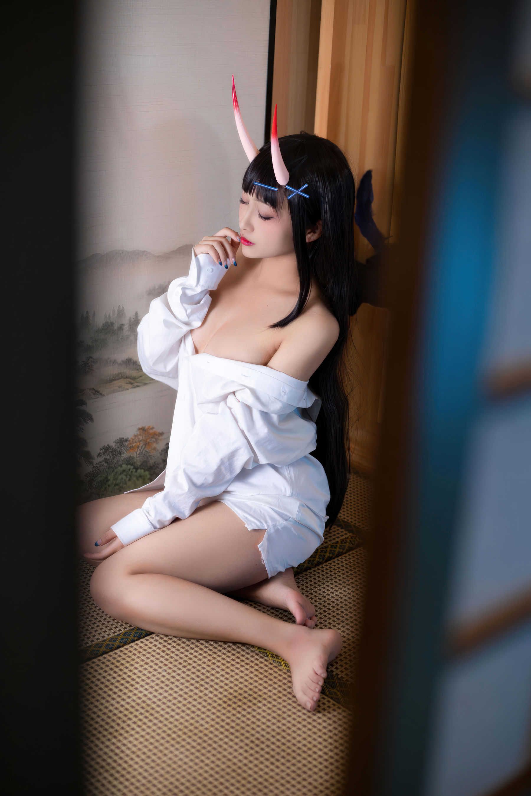 动漫博主 洛璃LoLiSAMA - 碧蓝航线 能代 衬衣/(73P)