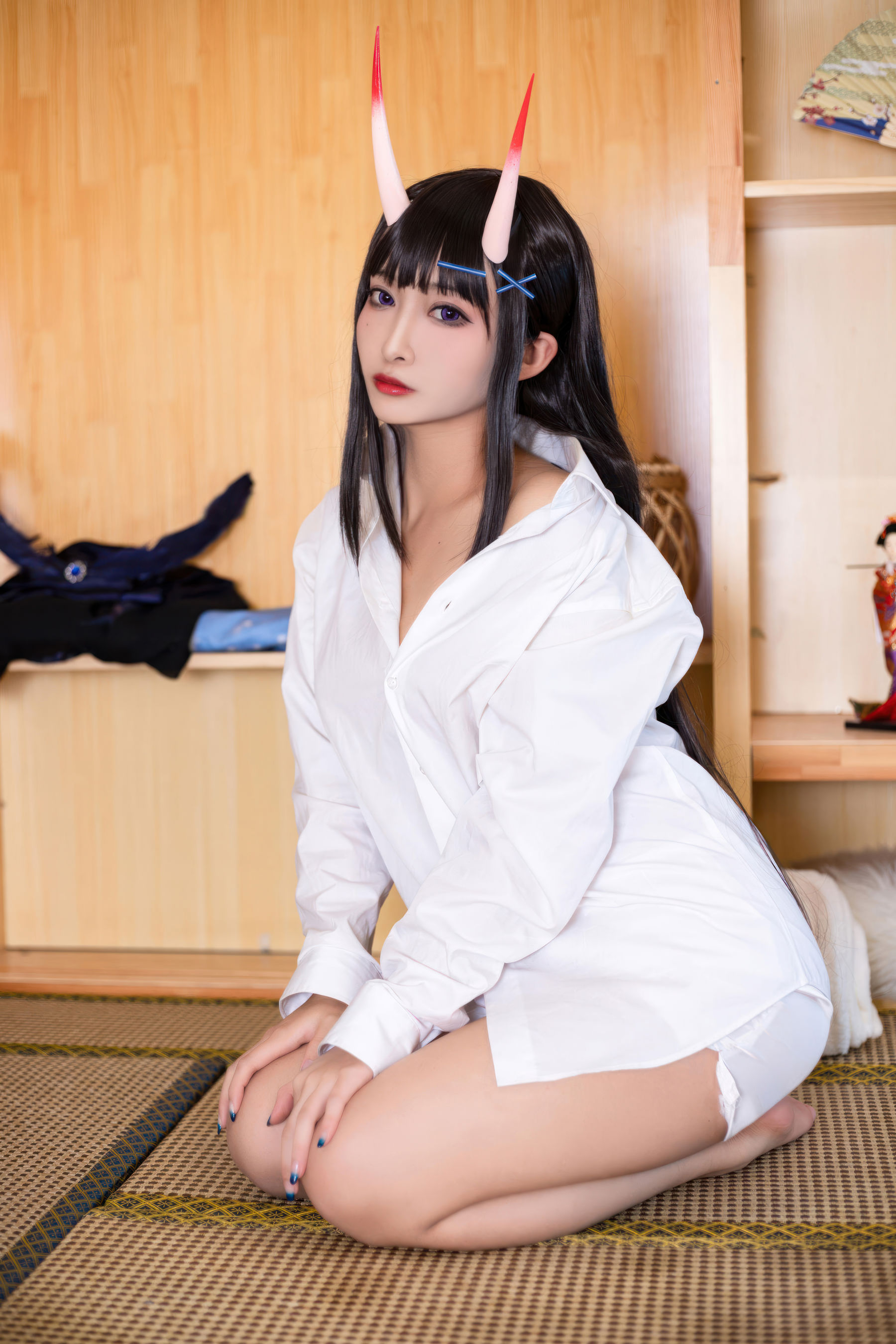 动漫博主 洛璃LoLiSAMA - 碧蓝航线 能代 衬衣/(73P)