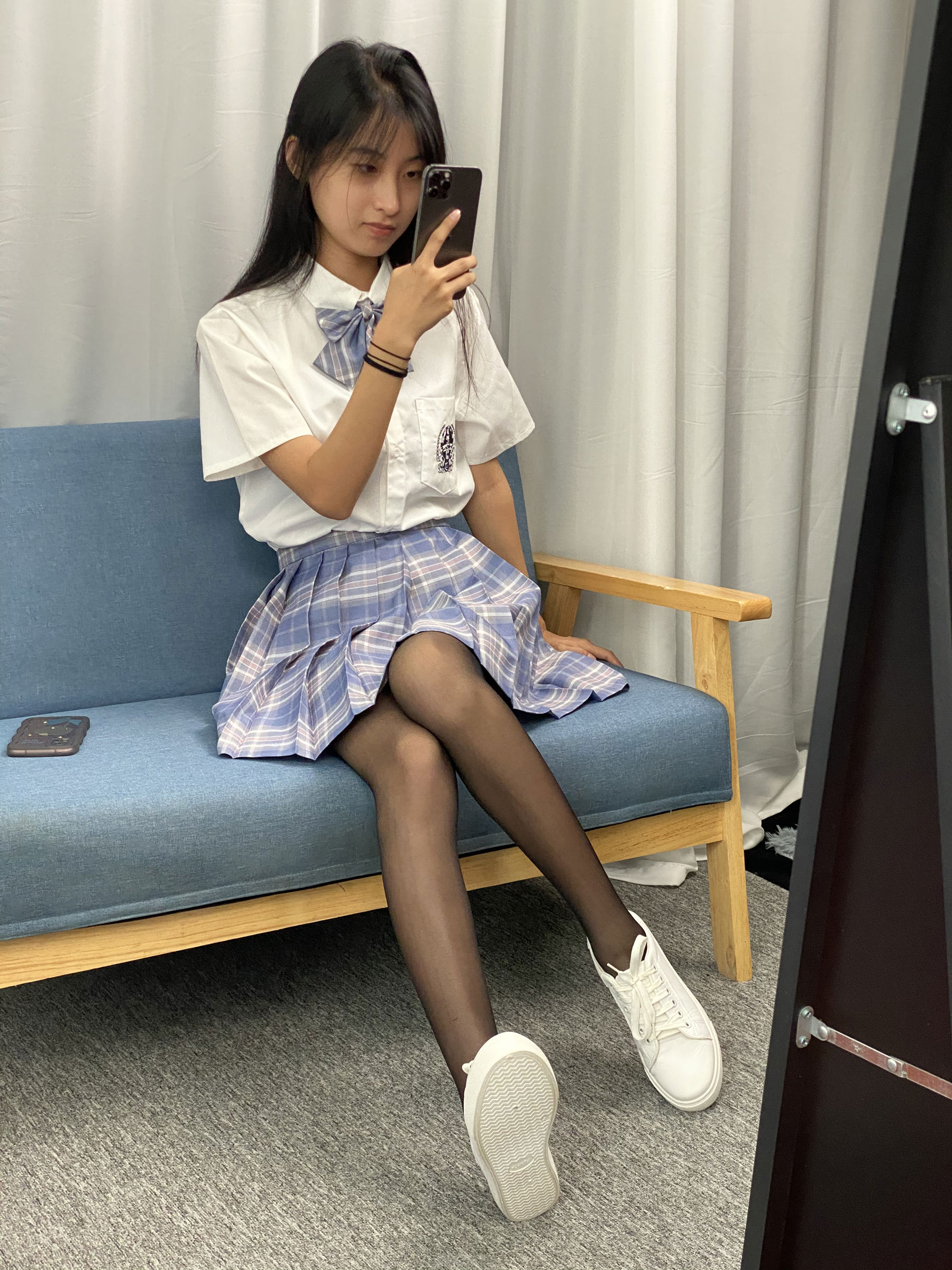 三禾摄影 No.063 JK套装 黑丝/(150P)