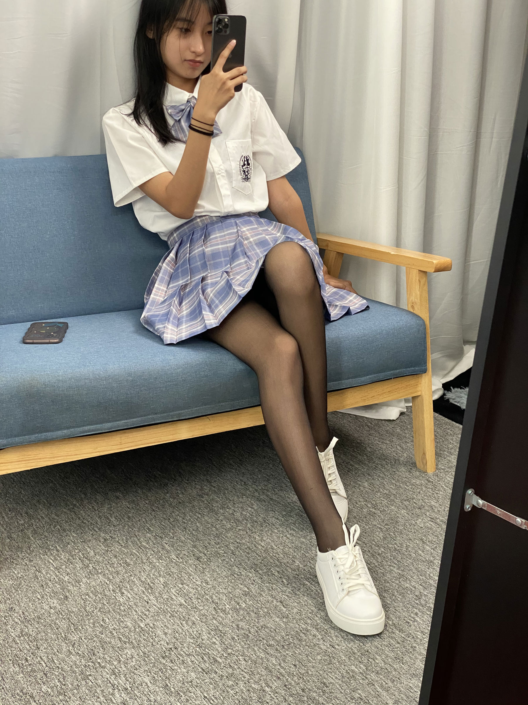 三禾摄影 No.063 JK套装 黑丝/(150P)