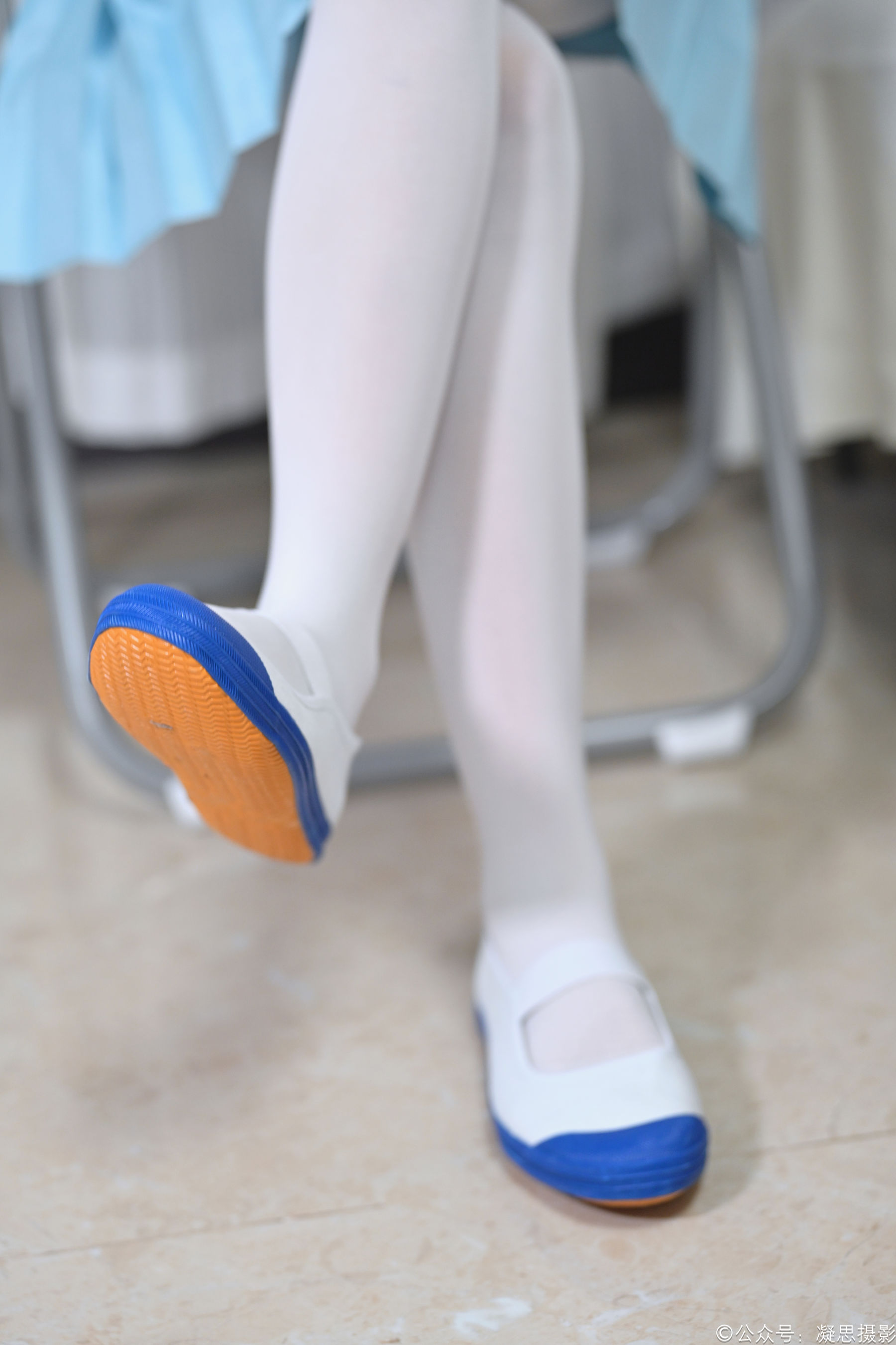 凝思摄影 No.053 沅沅 - jk制服、白丝、室内鞋/(140P)