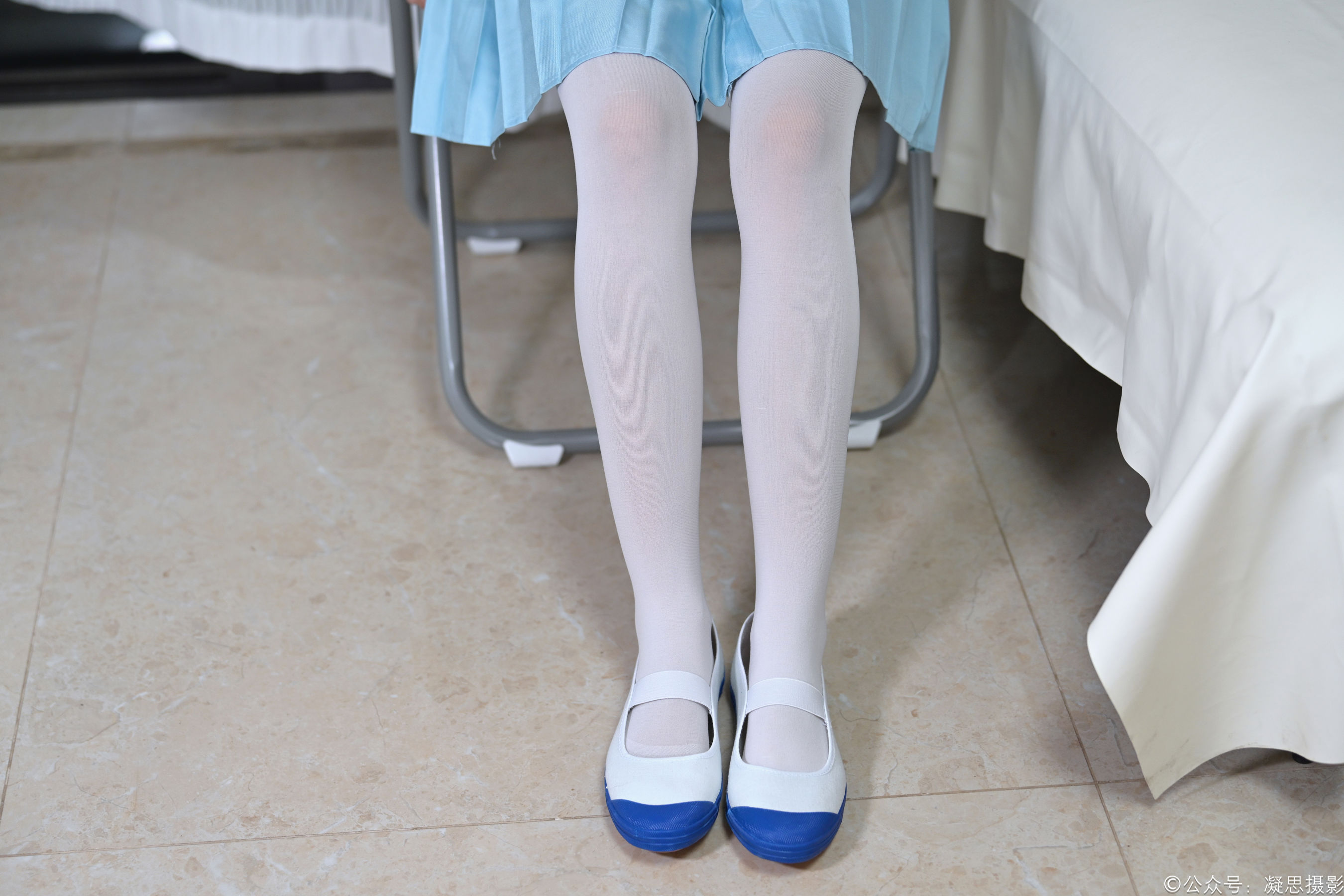 凝思摄影 No.053 沅沅 - jk制服、白丝、室内鞋/(140P)