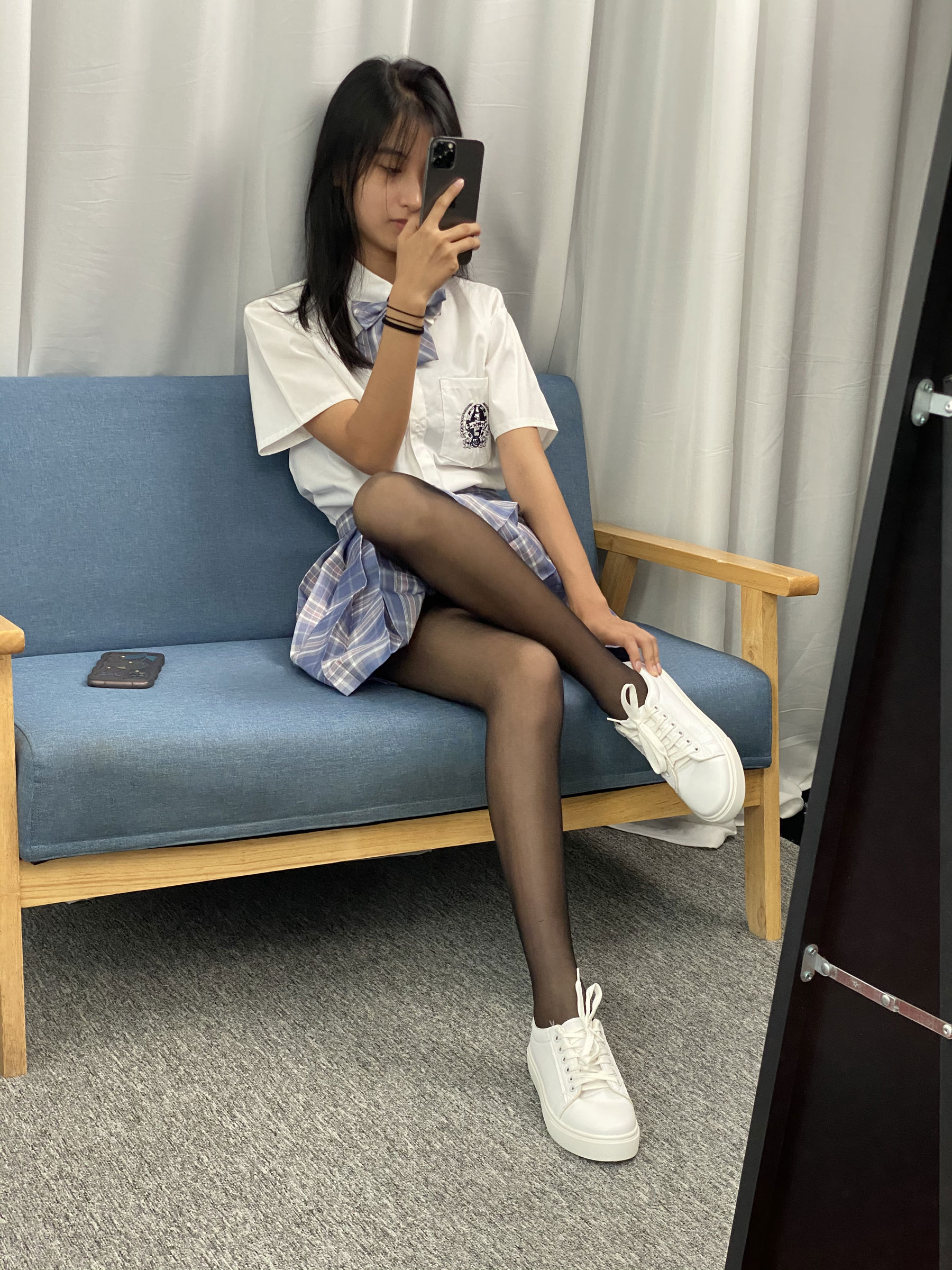 三禾摄影 No.063 JK套装 黑丝/(150P)