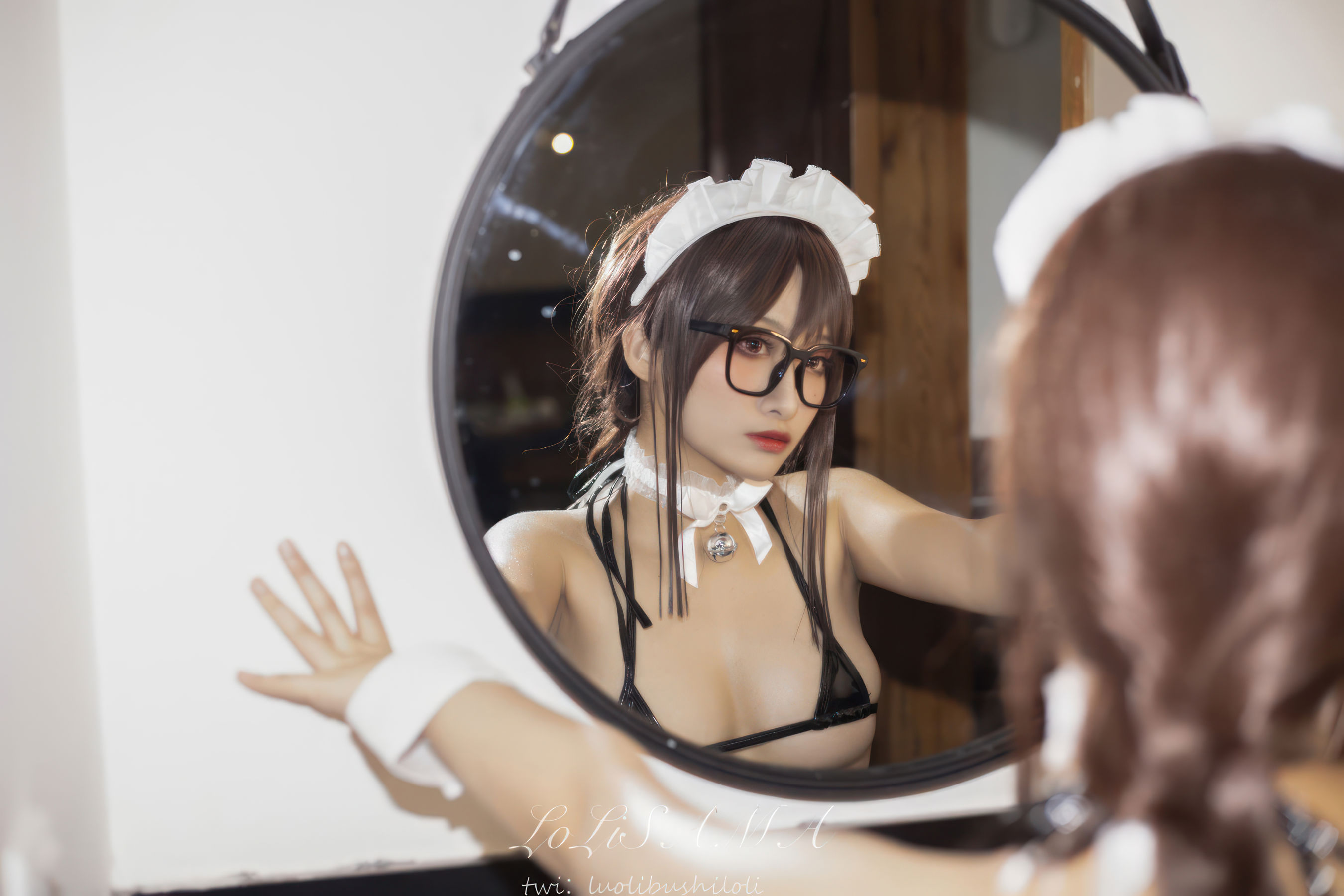 动漫博主 洛璃LoLiSAMA - 虞姬 女仆比基尼/(68P)