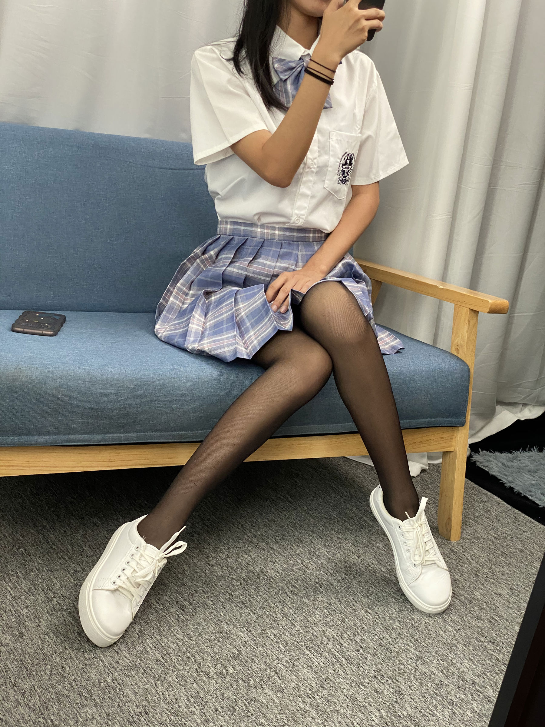 三禾摄影 No.063 JK套装 黑丝/(150P)