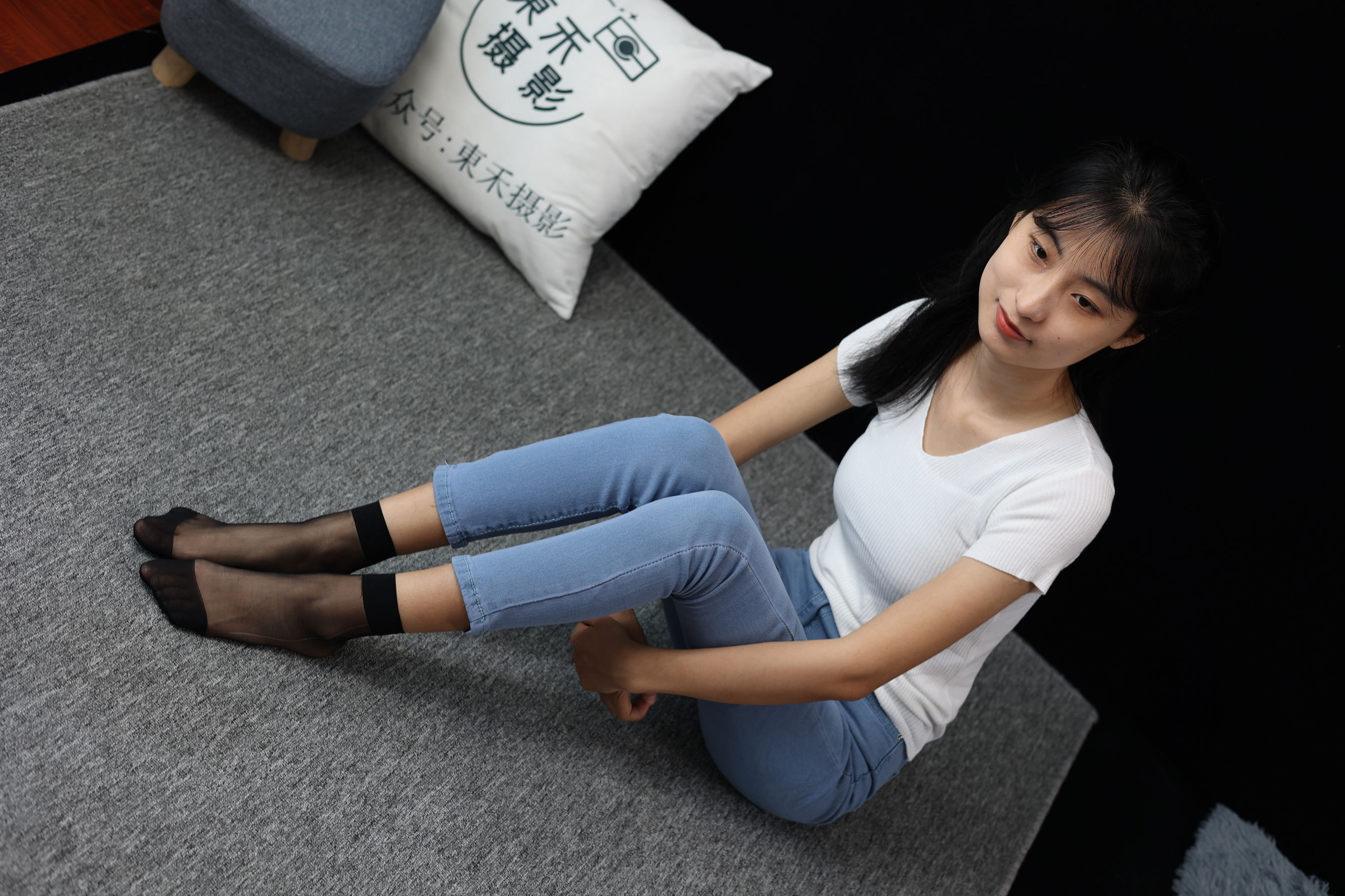 三禾摄影 No.065 牛仔裤 短丝 棉袜/(298P)