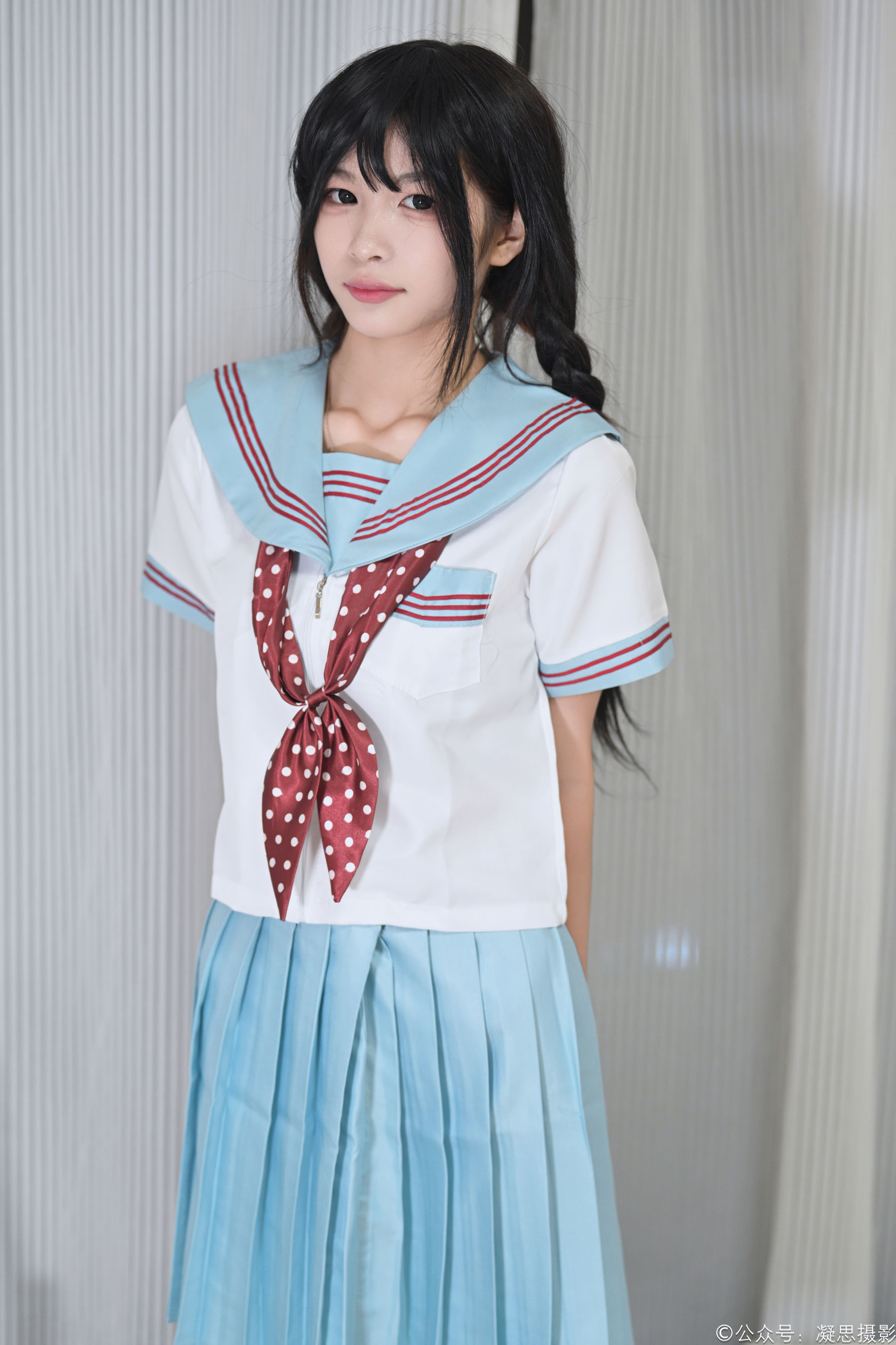 凝思摄影 No.053 沅沅 - jk制服、白丝、室内鞋/(140P)