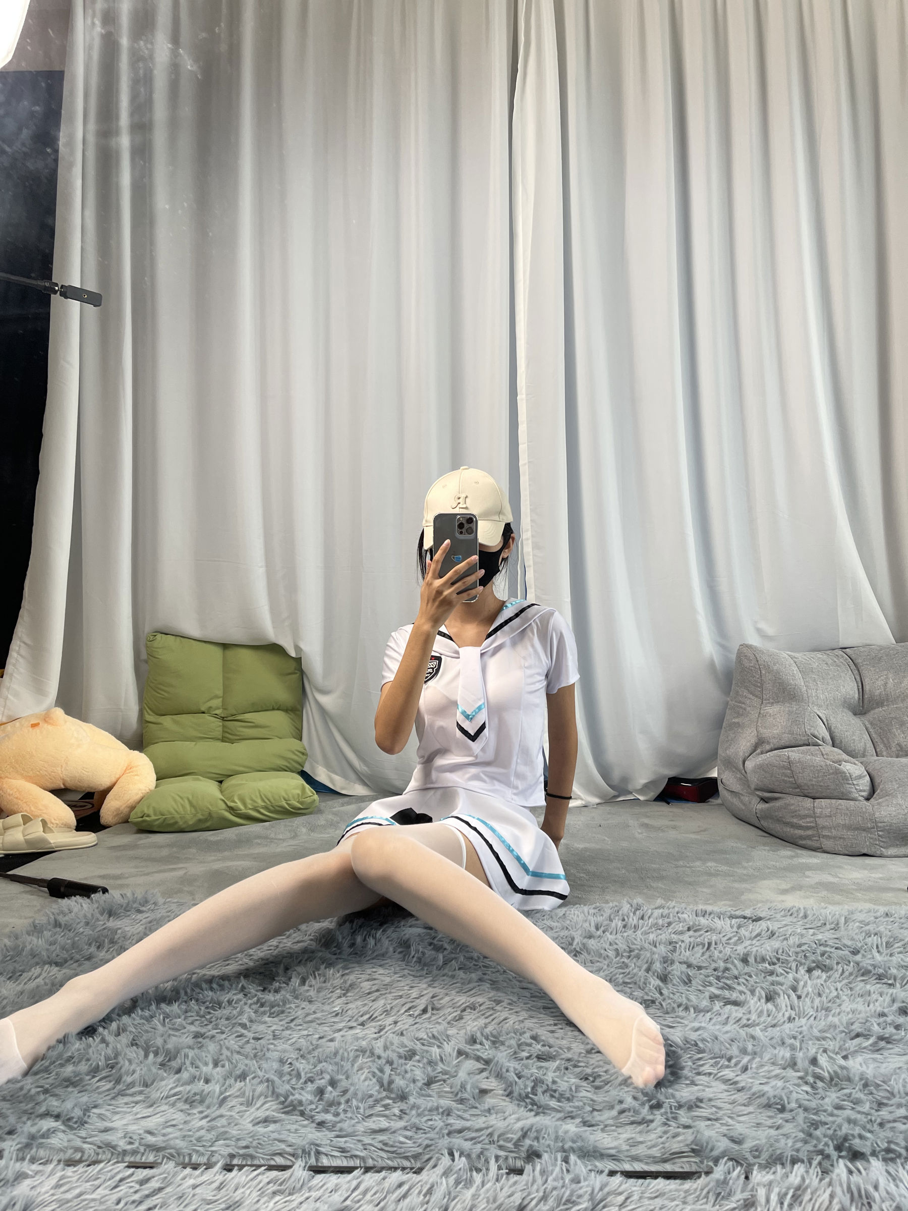三禾摄影 No.054 水手服 白丝/(203P)