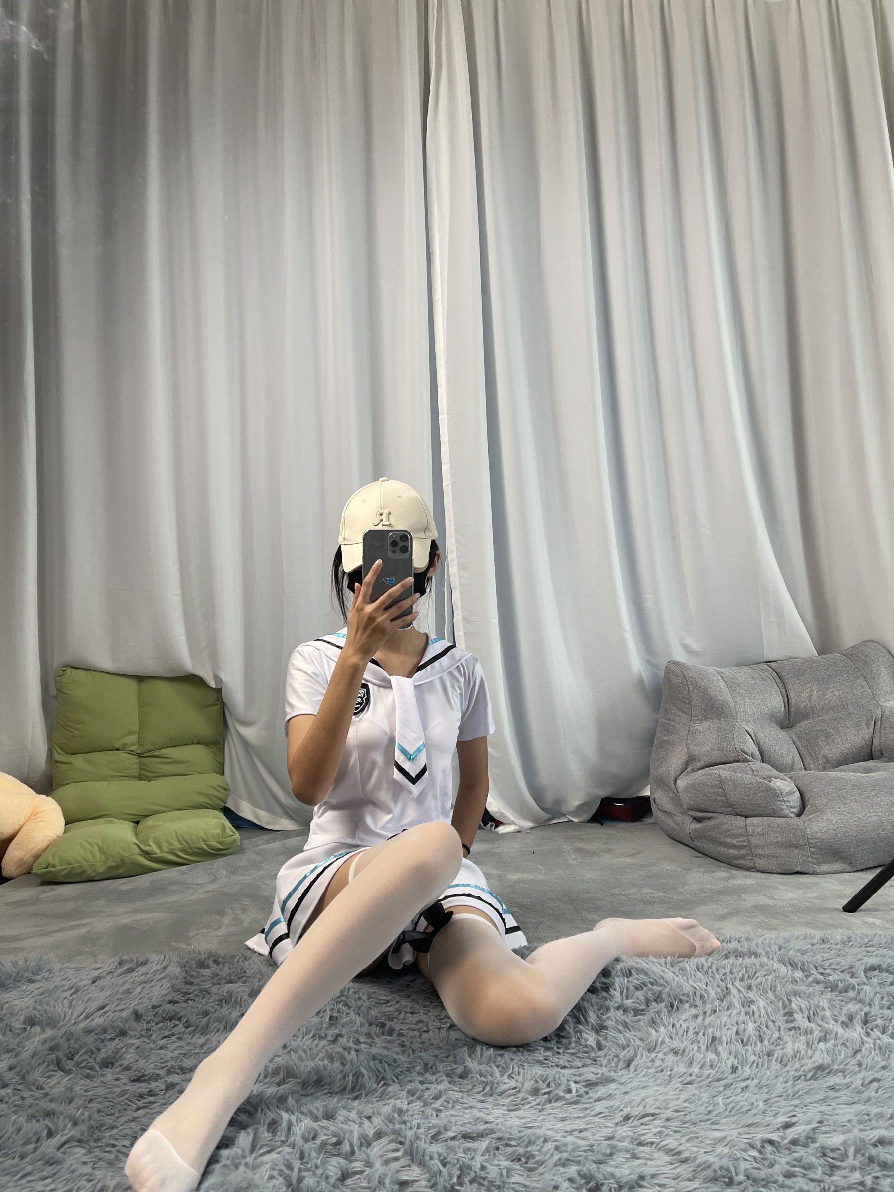 三禾摄影 No.054 水手服 白丝/(203P)