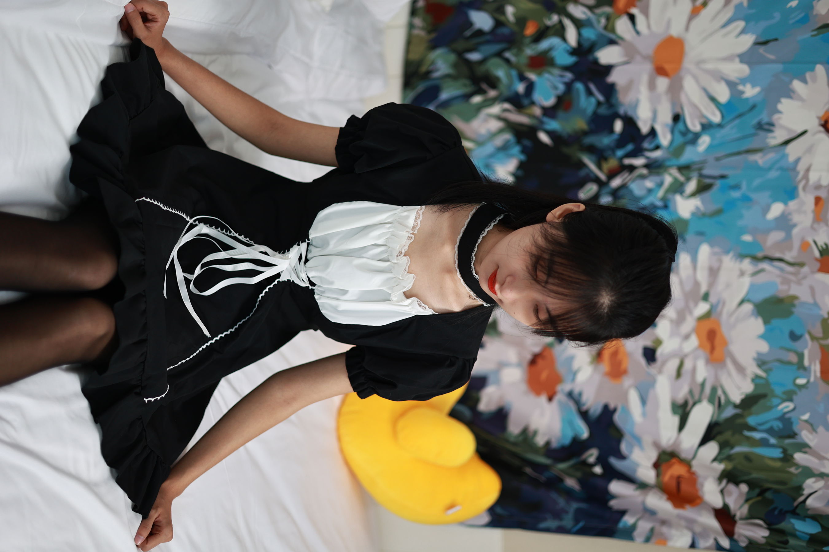 三禾摄影 No.053 女仆装 黑丝 小皮鞋/(177P)