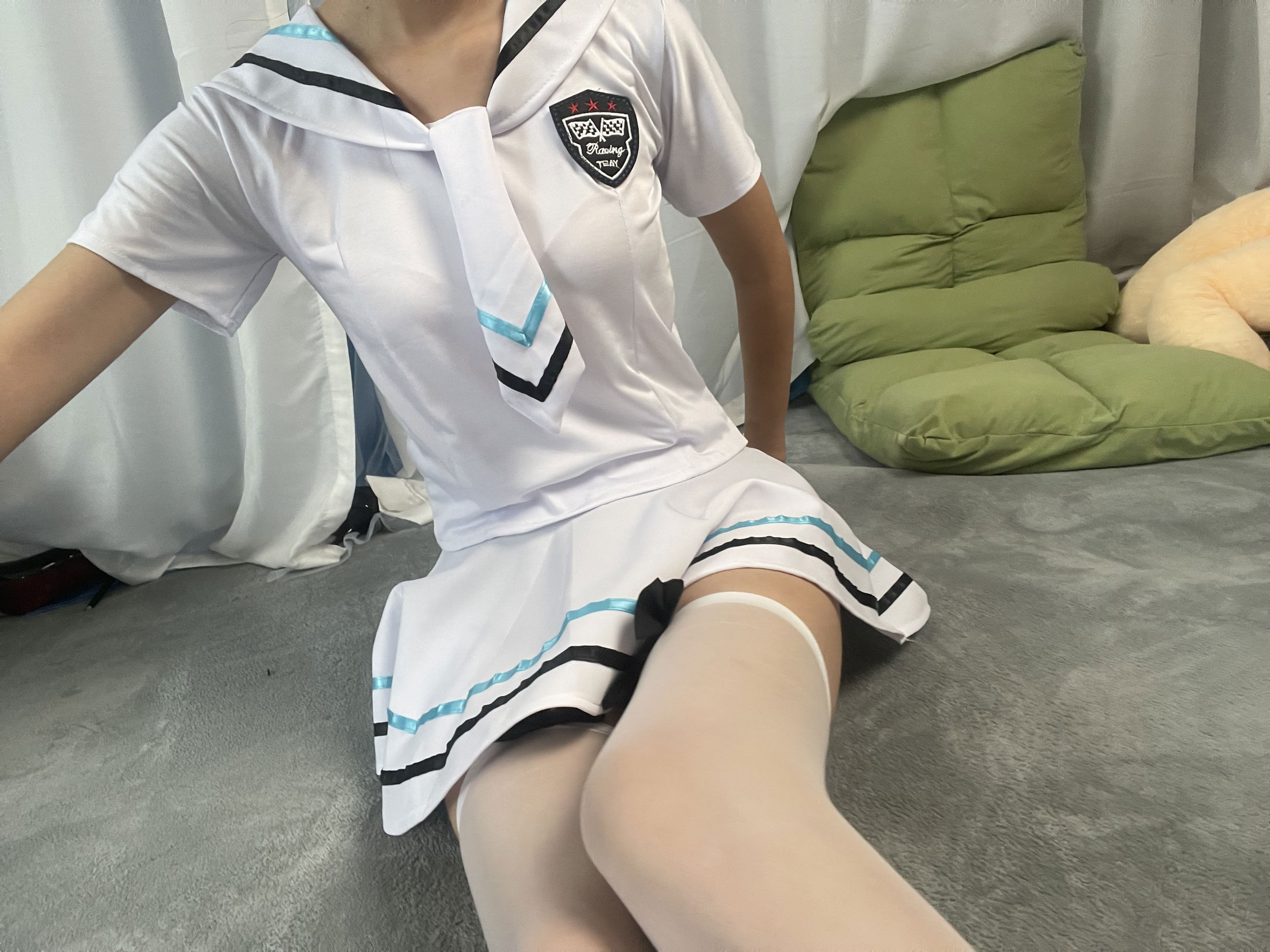三禾摄影 No.054 水手服 白丝/(203P)