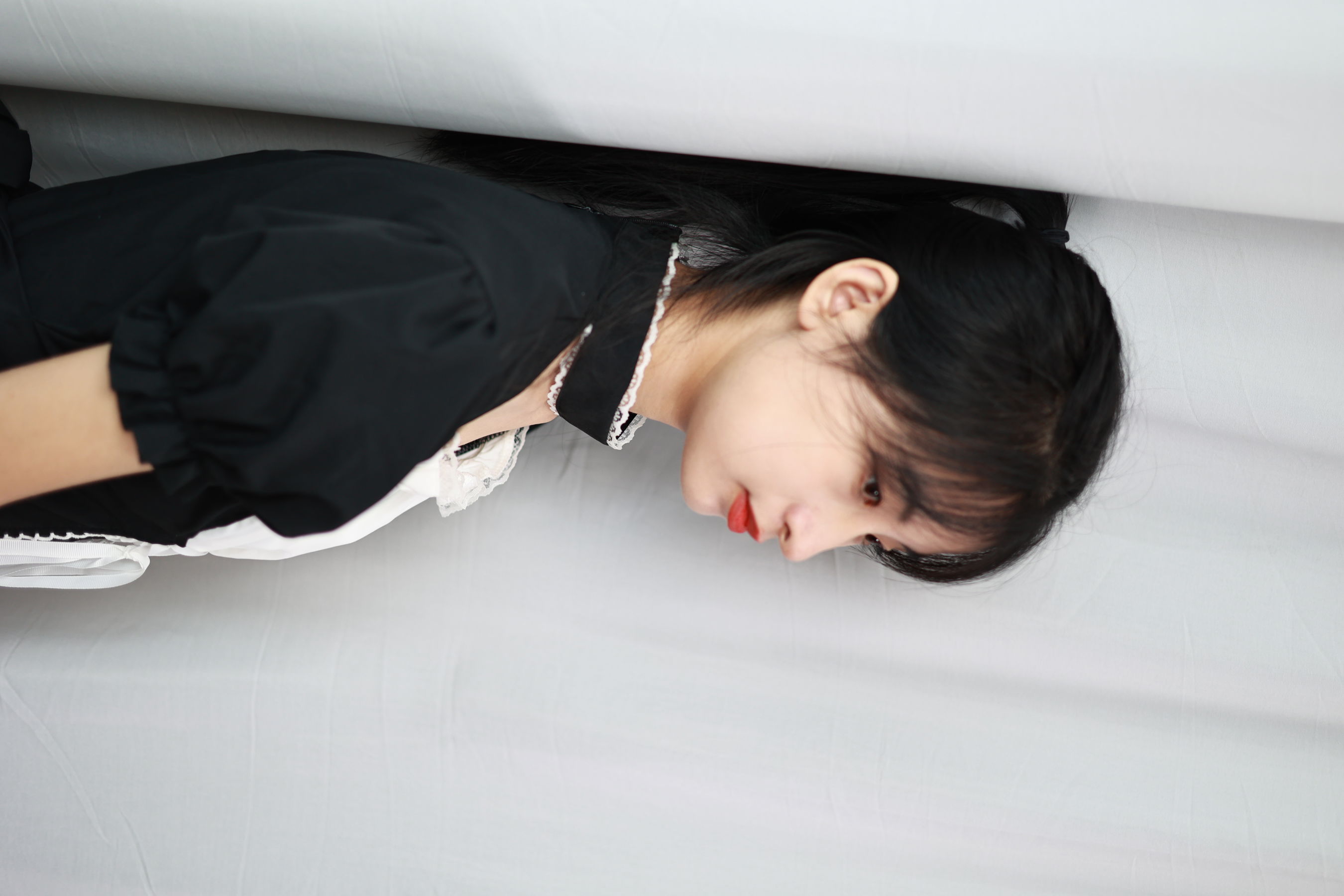 三禾摄影 No.053 女仆装 黑丝 小皮鞋/(177P)