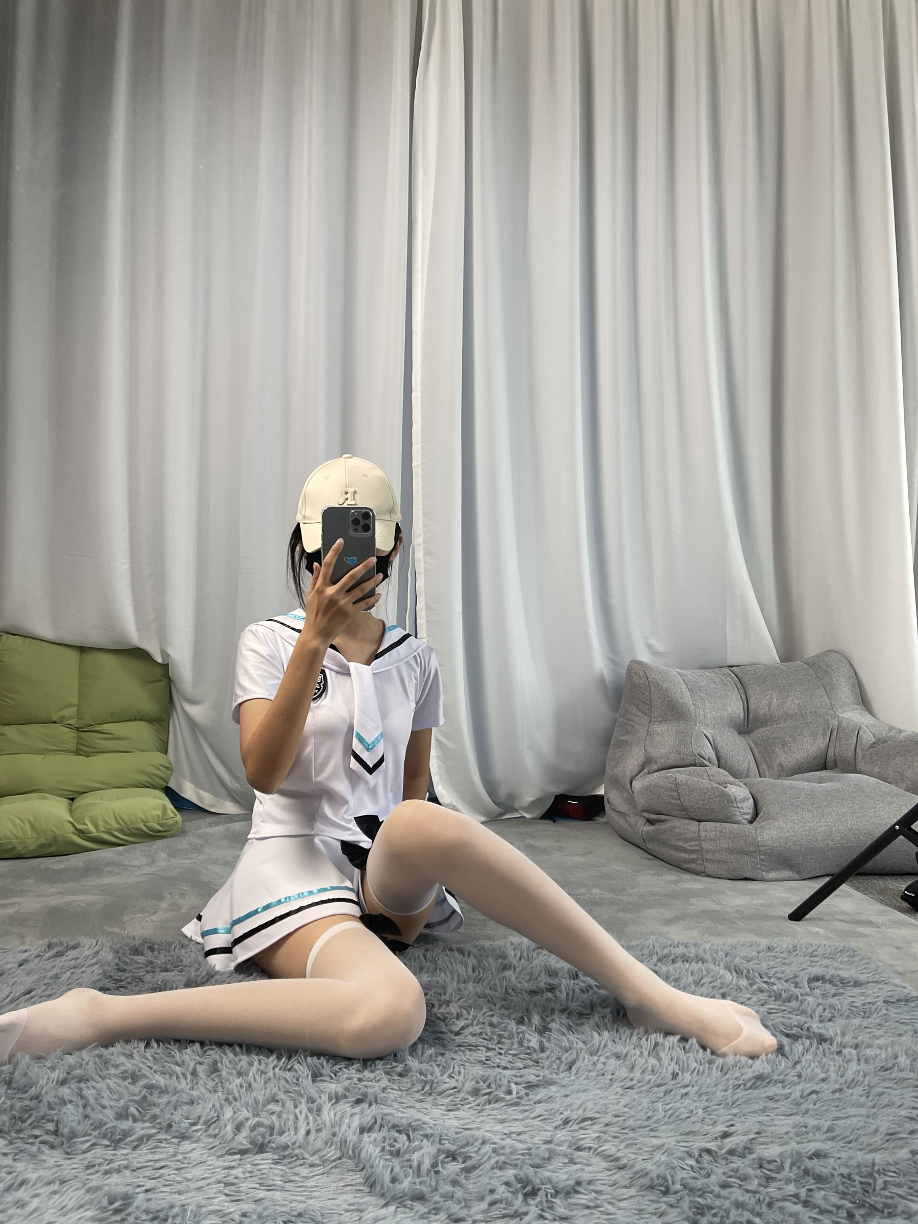 三禾摄影 No.054 水手服 白丝/(203P)