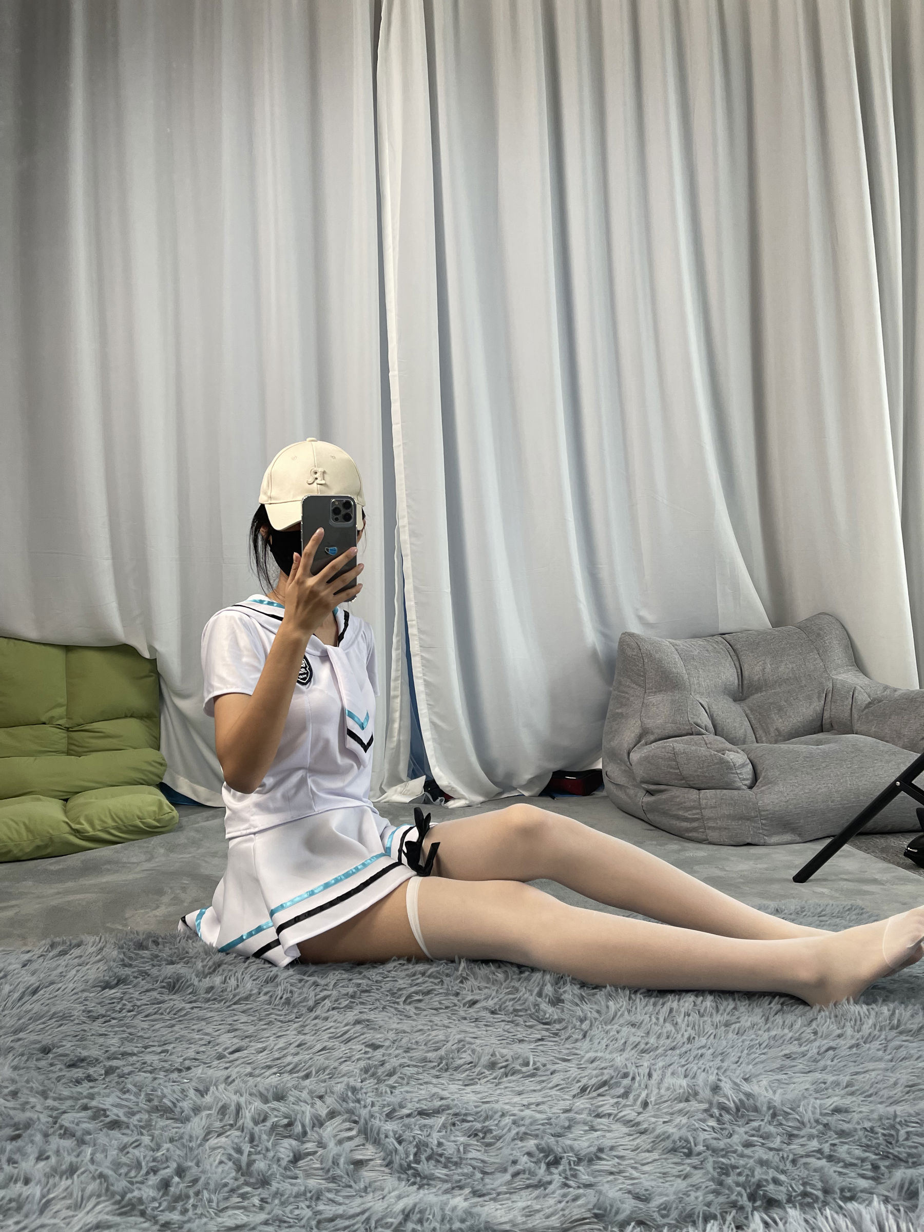 三禾摄影 No.054 水手服 白丝/(203P)