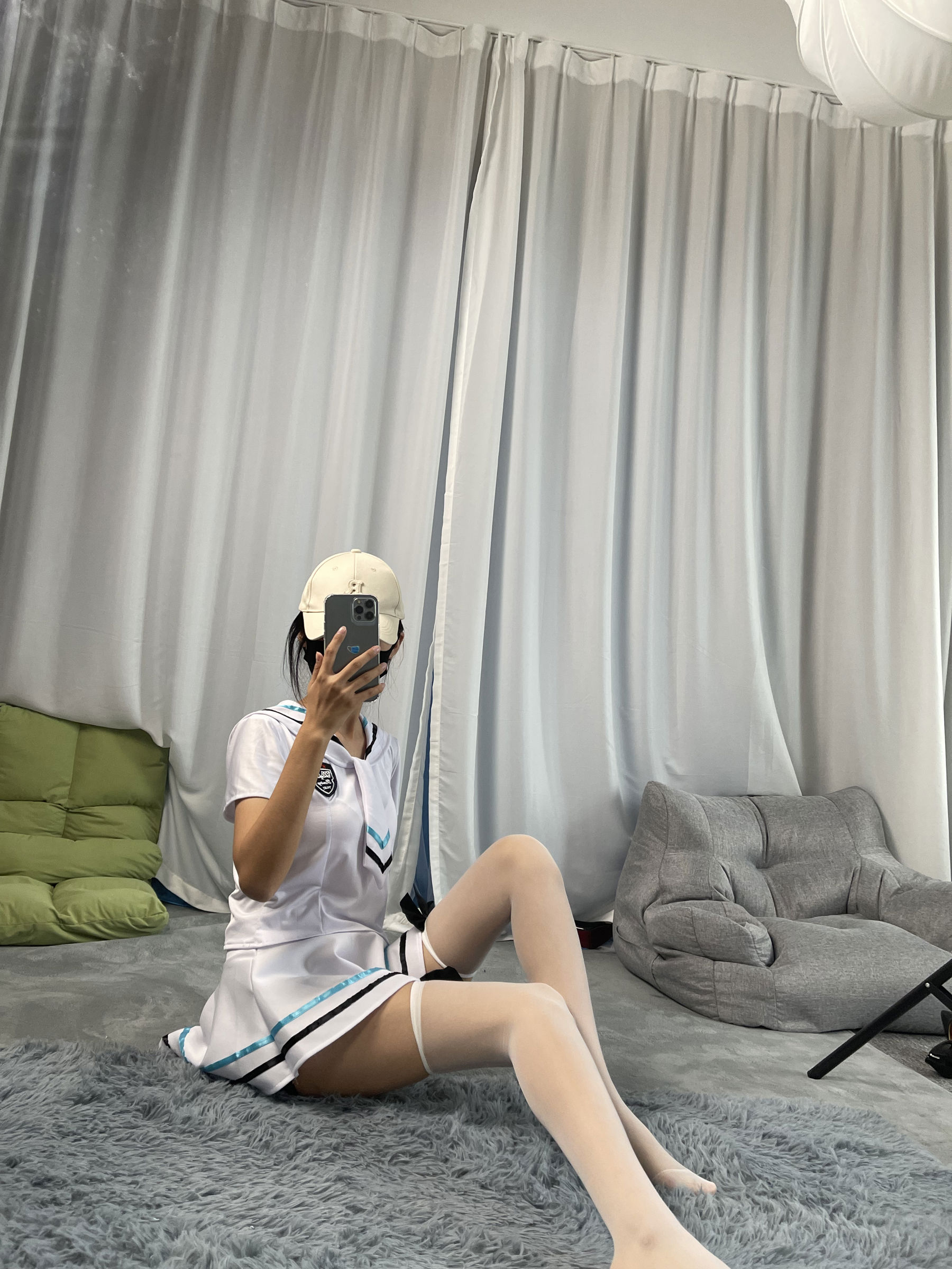 三禾摄影 No.054 水手服 白丝/(203P)