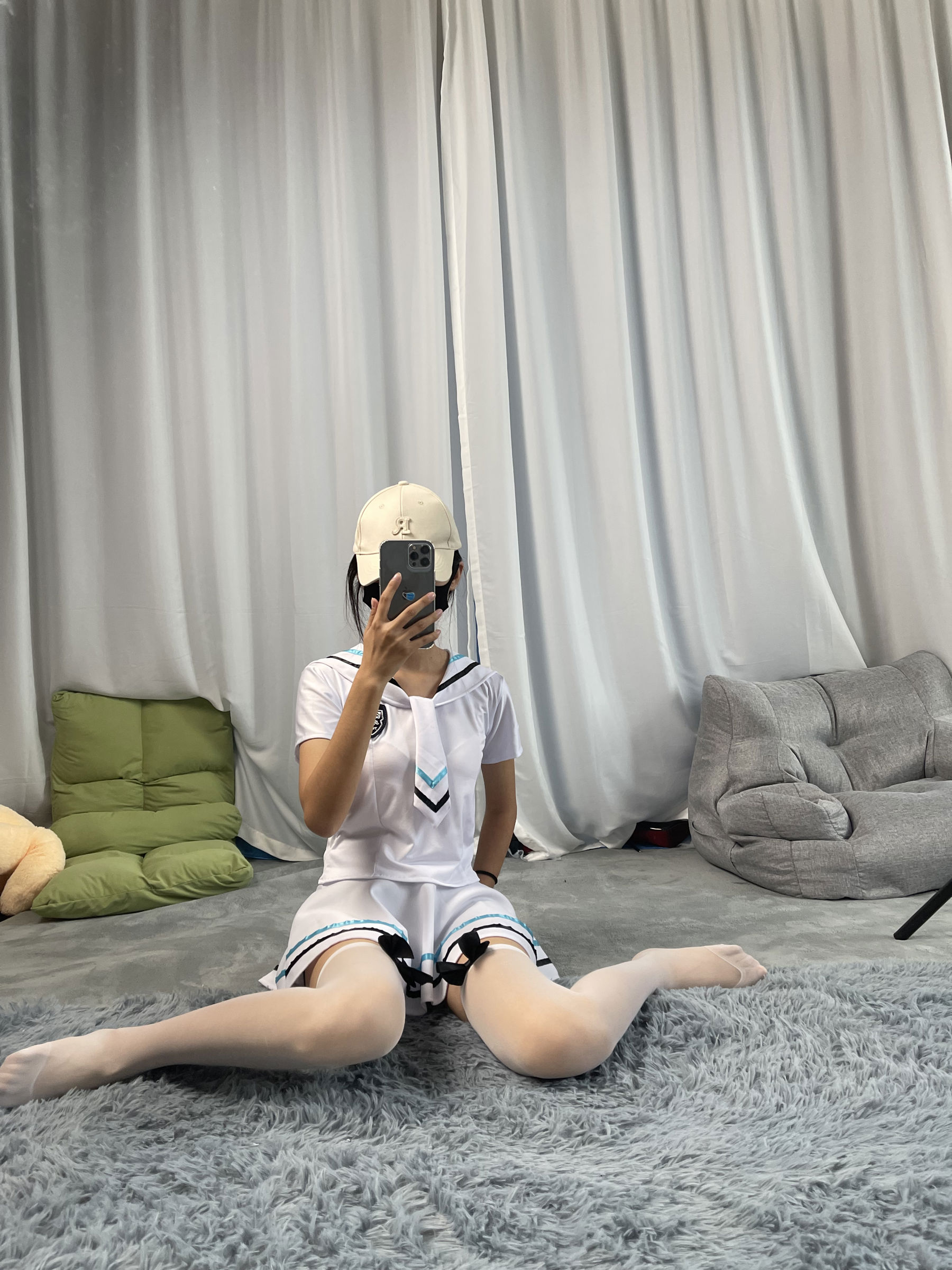 三禾摄影 No.054 水手服 白丝/(203P)