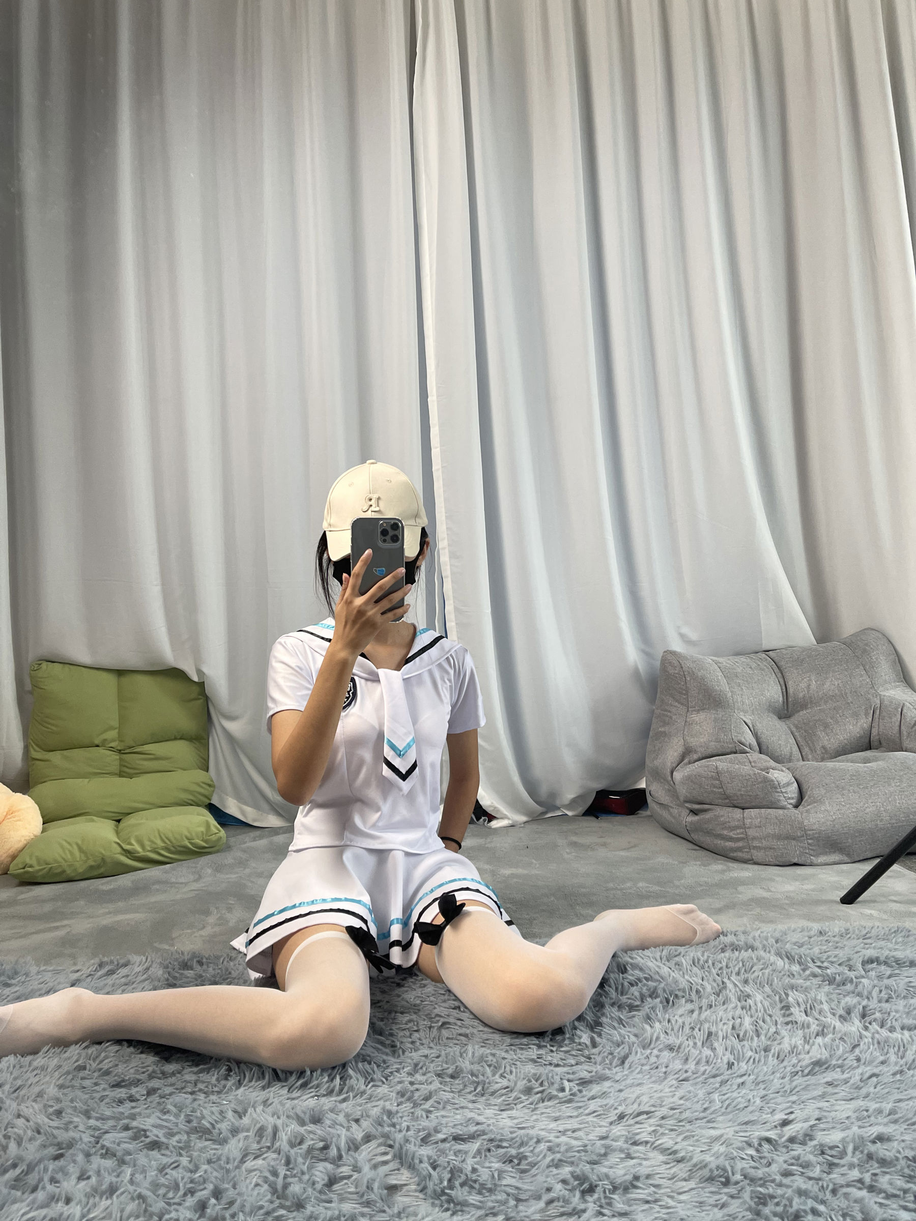 三禾摄影 No.054 水手服 白丝/(203P)