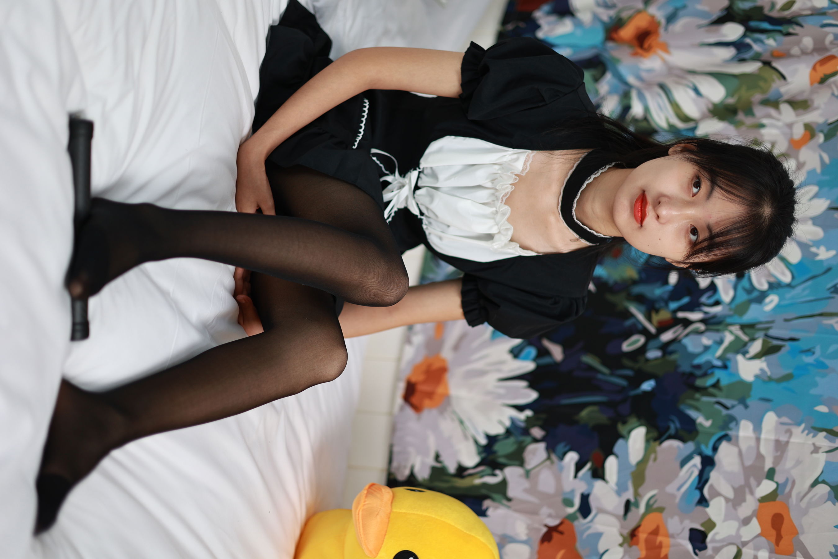 三禾摄影 No.053 女仆装 黑丝 小皮鞋/(177P)