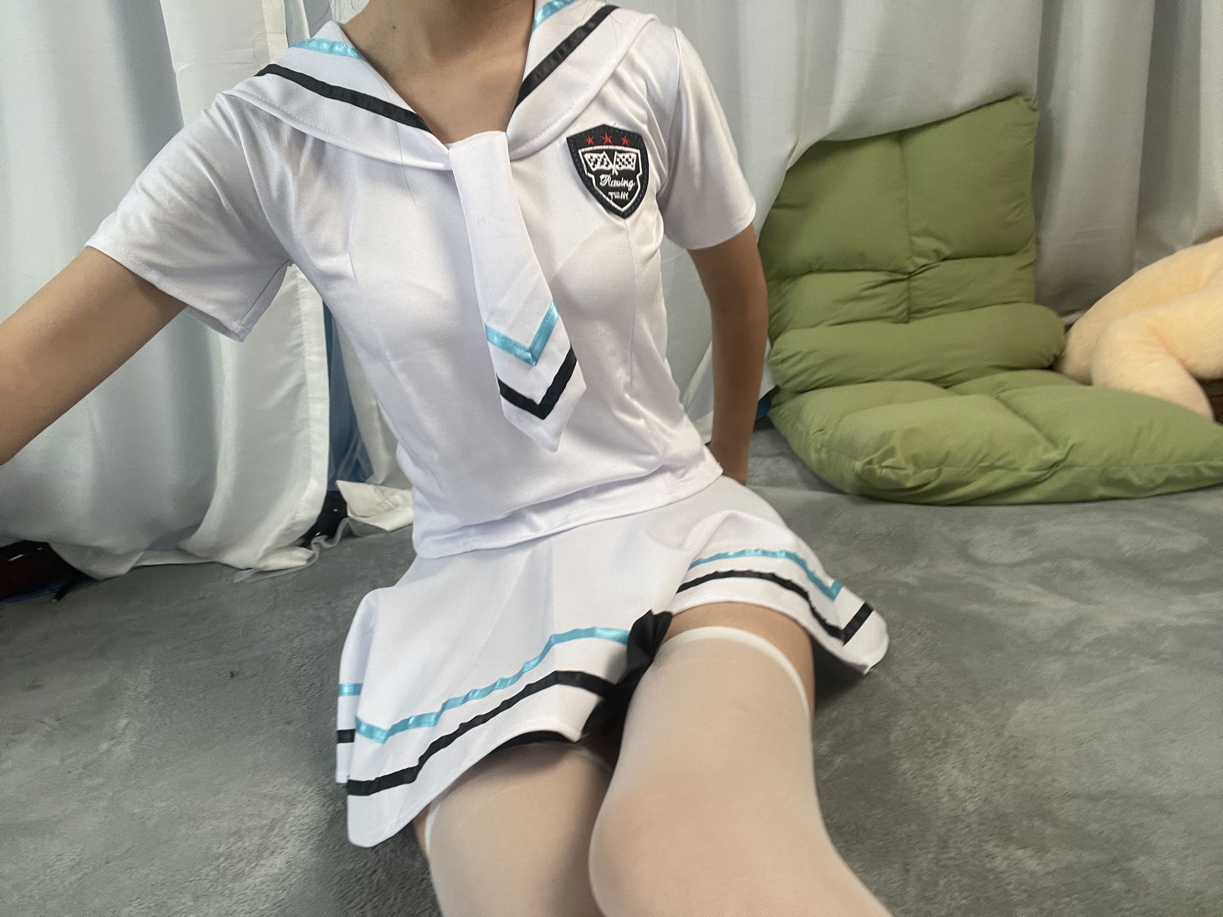 三禾摄影 No.054 水手服 白丝/(203P)