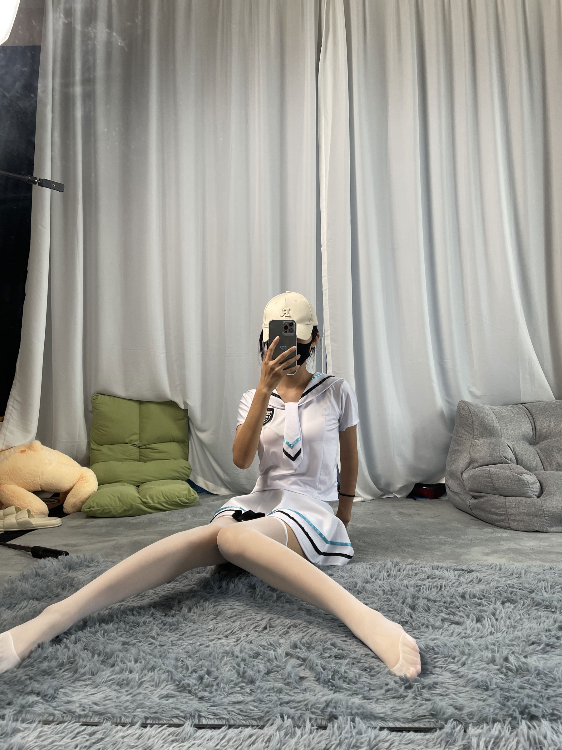三禾摄影 No.054 水手服 白丝/(203P)