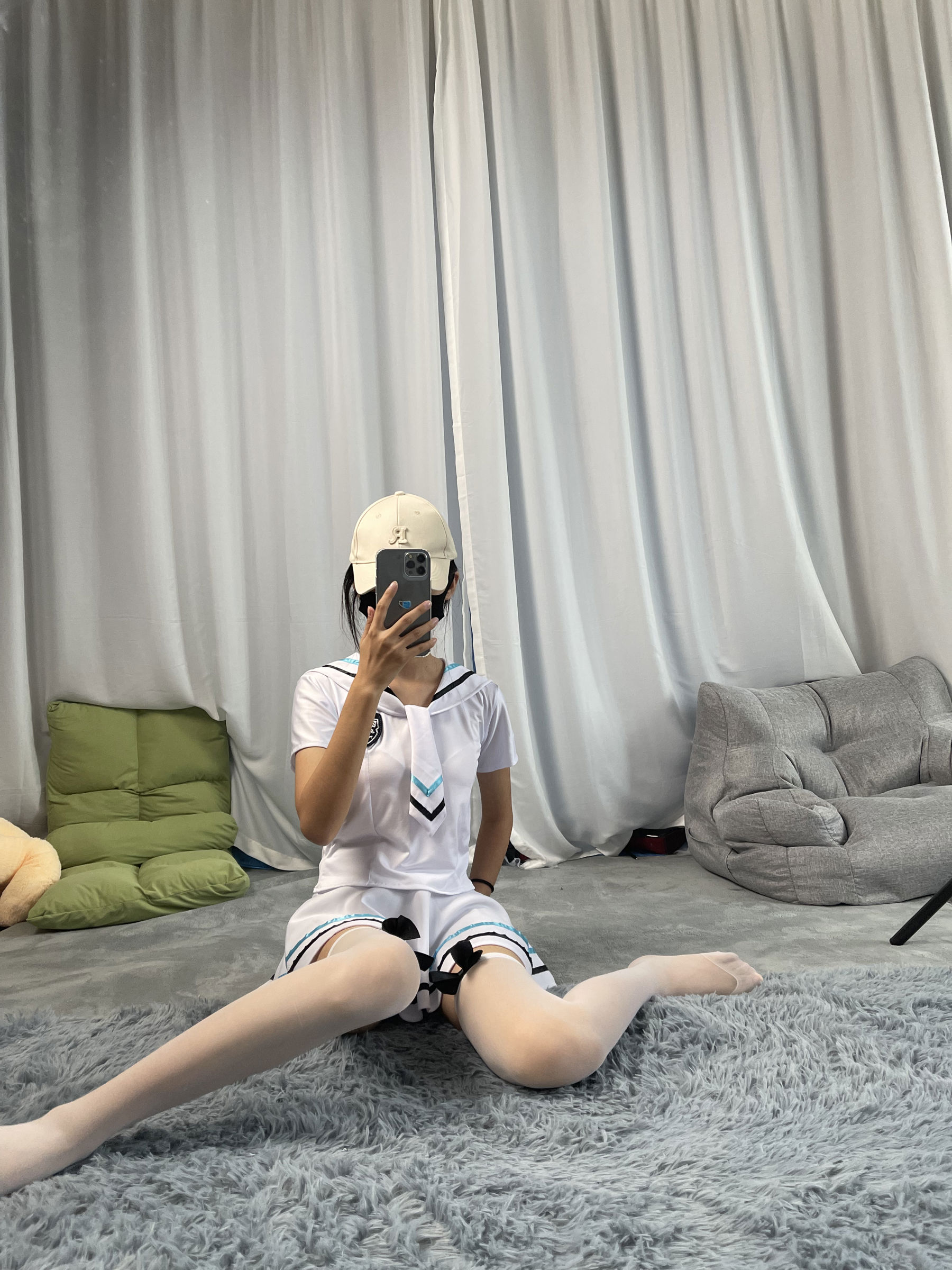 三禾摄影 No.054 水手服 白丝/(203P)