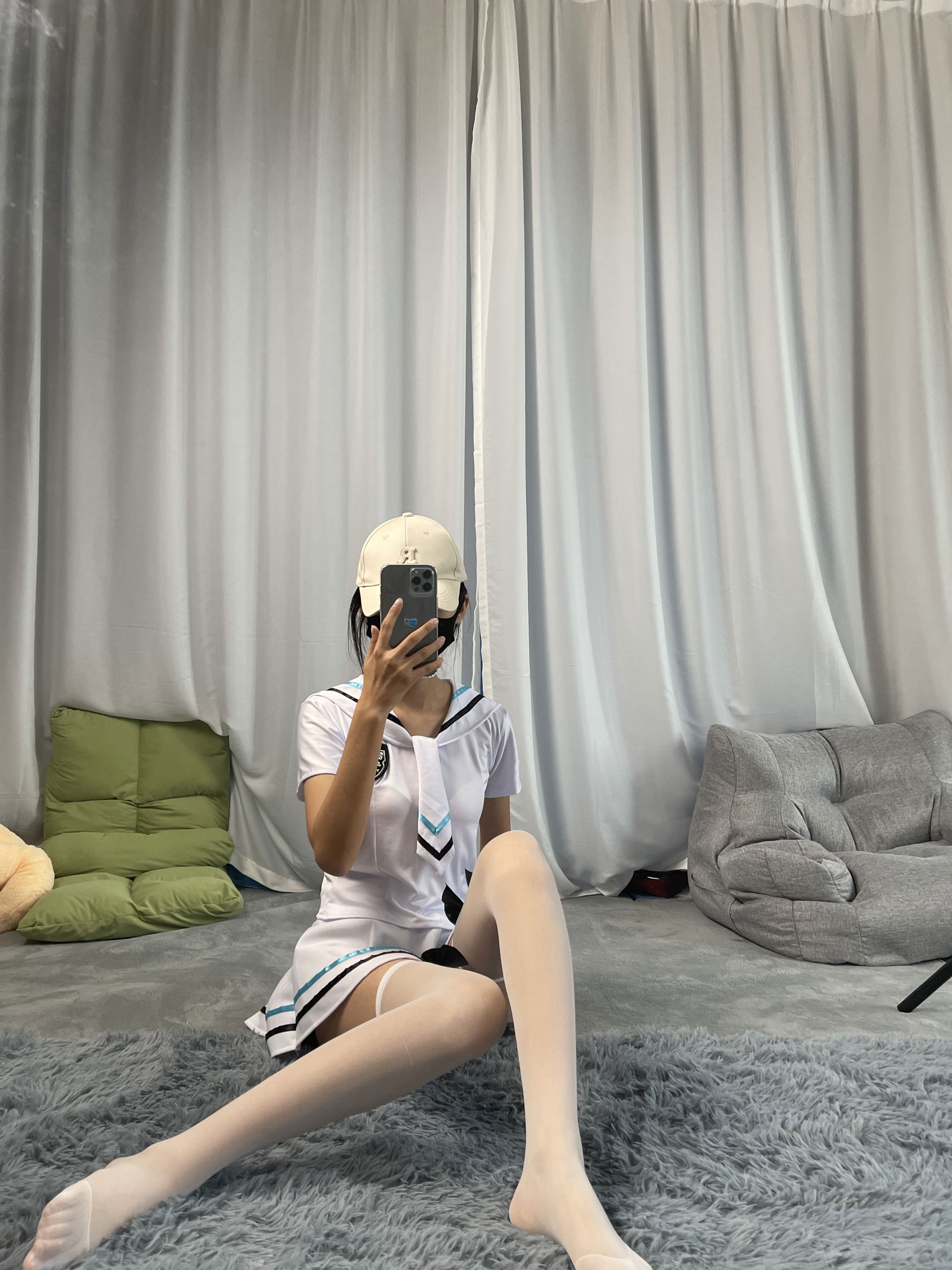 三禾摄影 No.054 水手服 白丝/(203P)