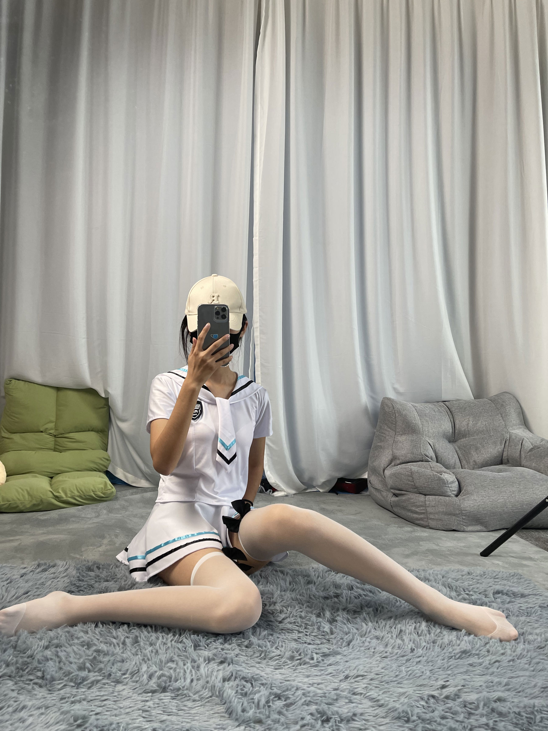 三禾摄影 No.054 水手服 白丝/(203P)