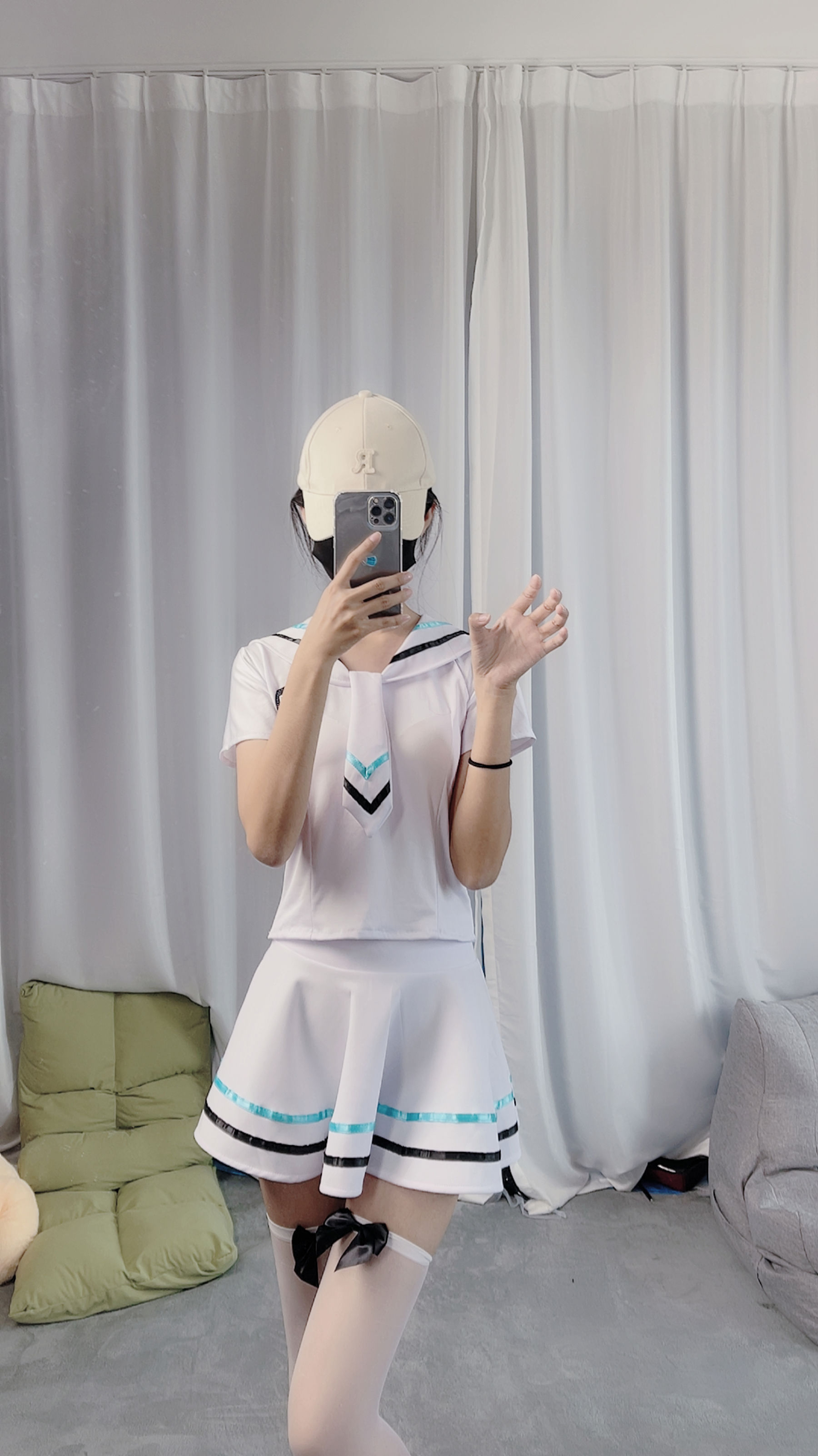 三禾摄影 No.054 水手服 白丝/(203P)