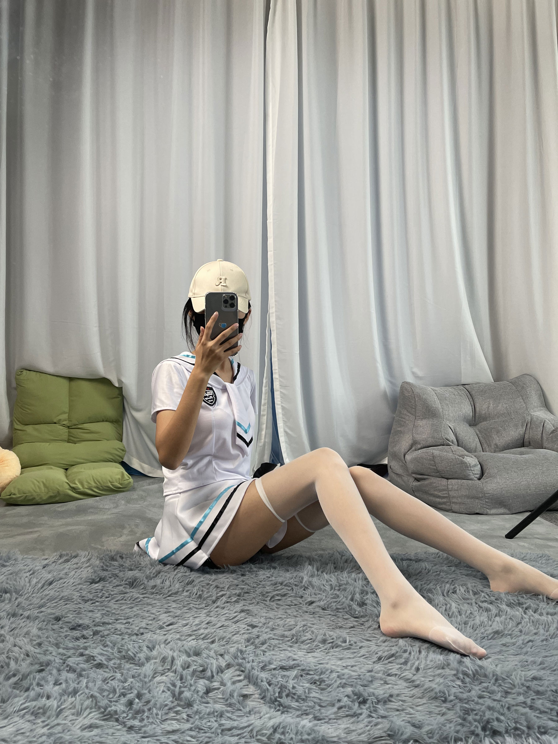 三禾摄影 No.054 水手服 白丝/(203P)