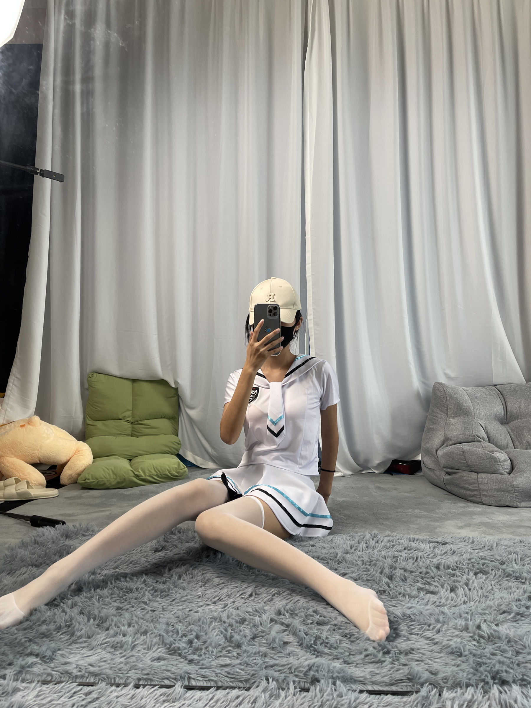 三禾摄影 No.054 水手服 白丝/(203P)
