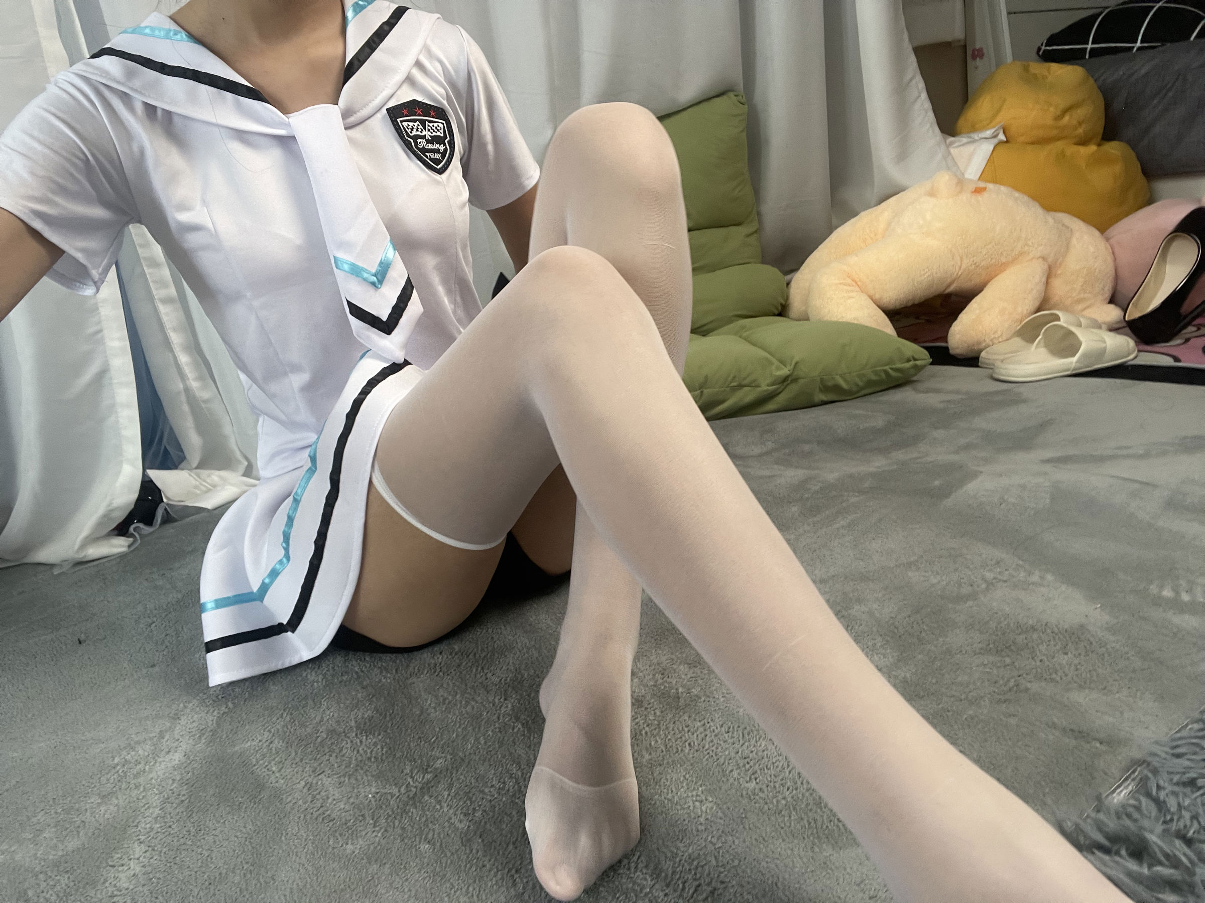 三禾摄影 No.054 水手服 白丝/(203P)